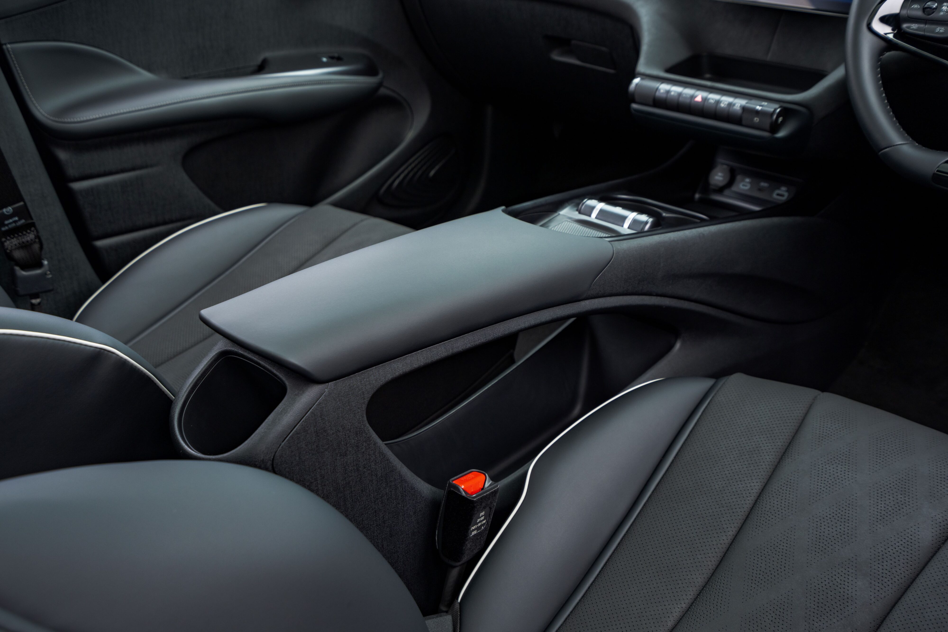 Centre console on the interior of the new BYD Dolphin