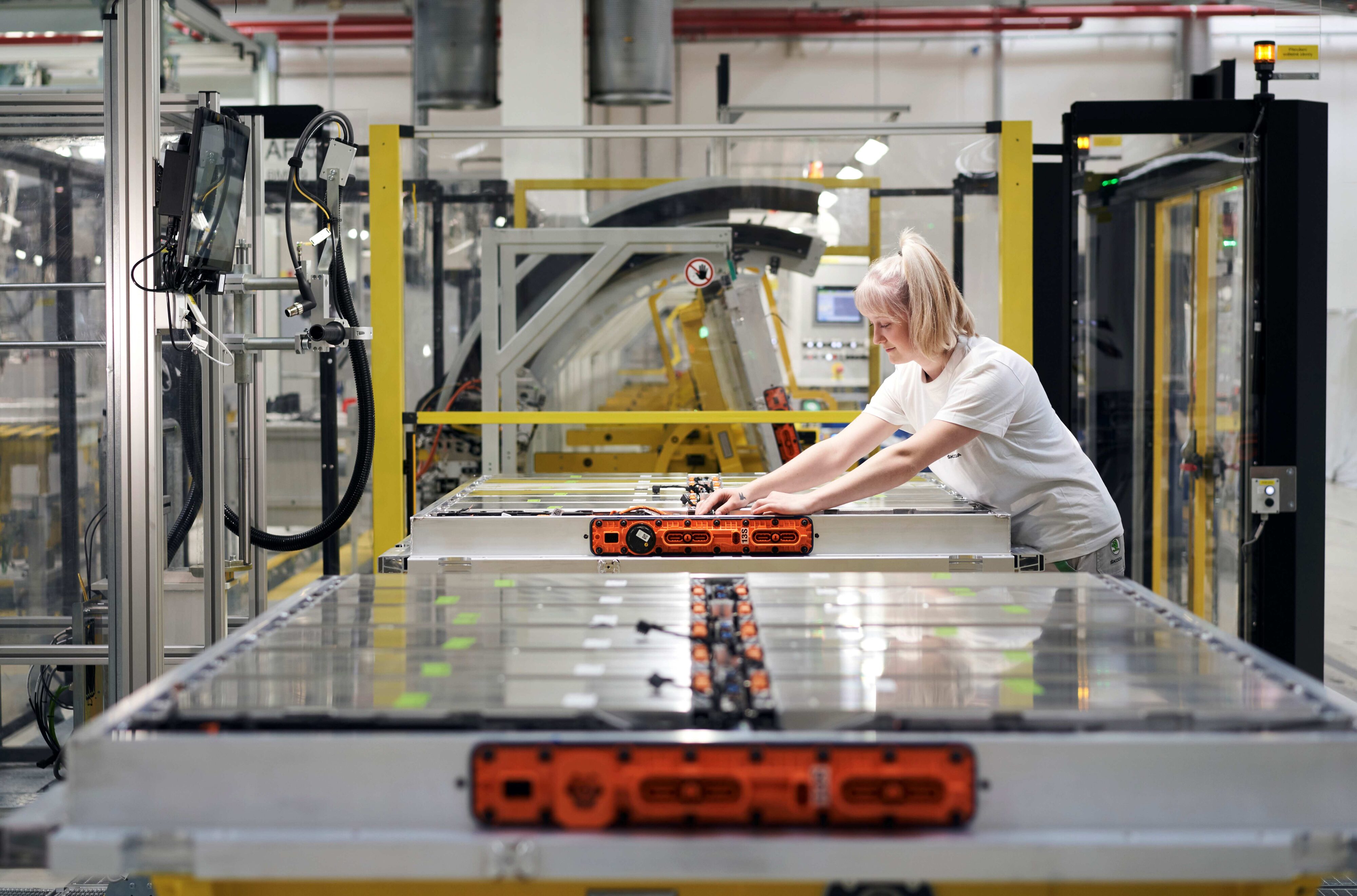 Skoda battery production