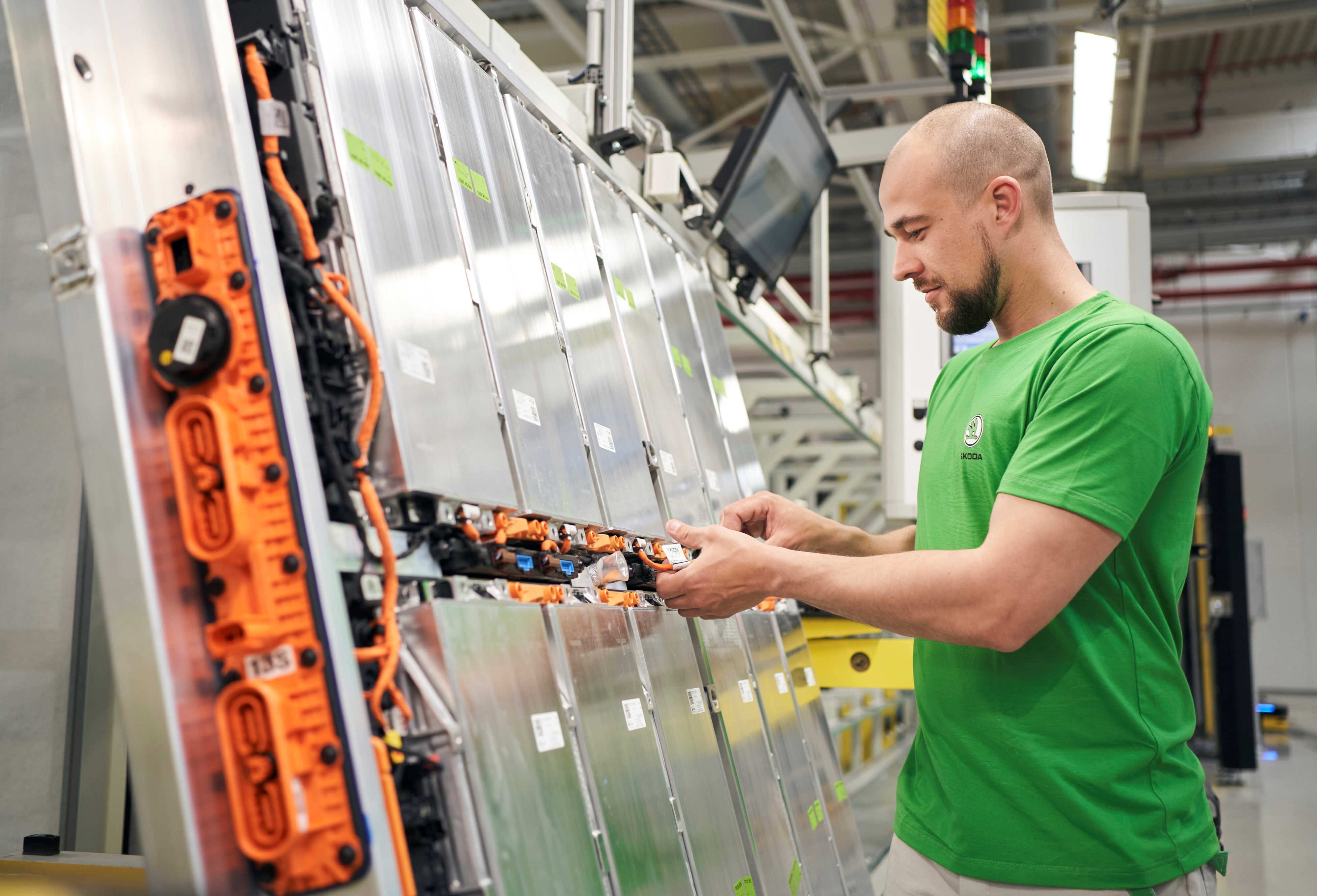 Skoda battery production