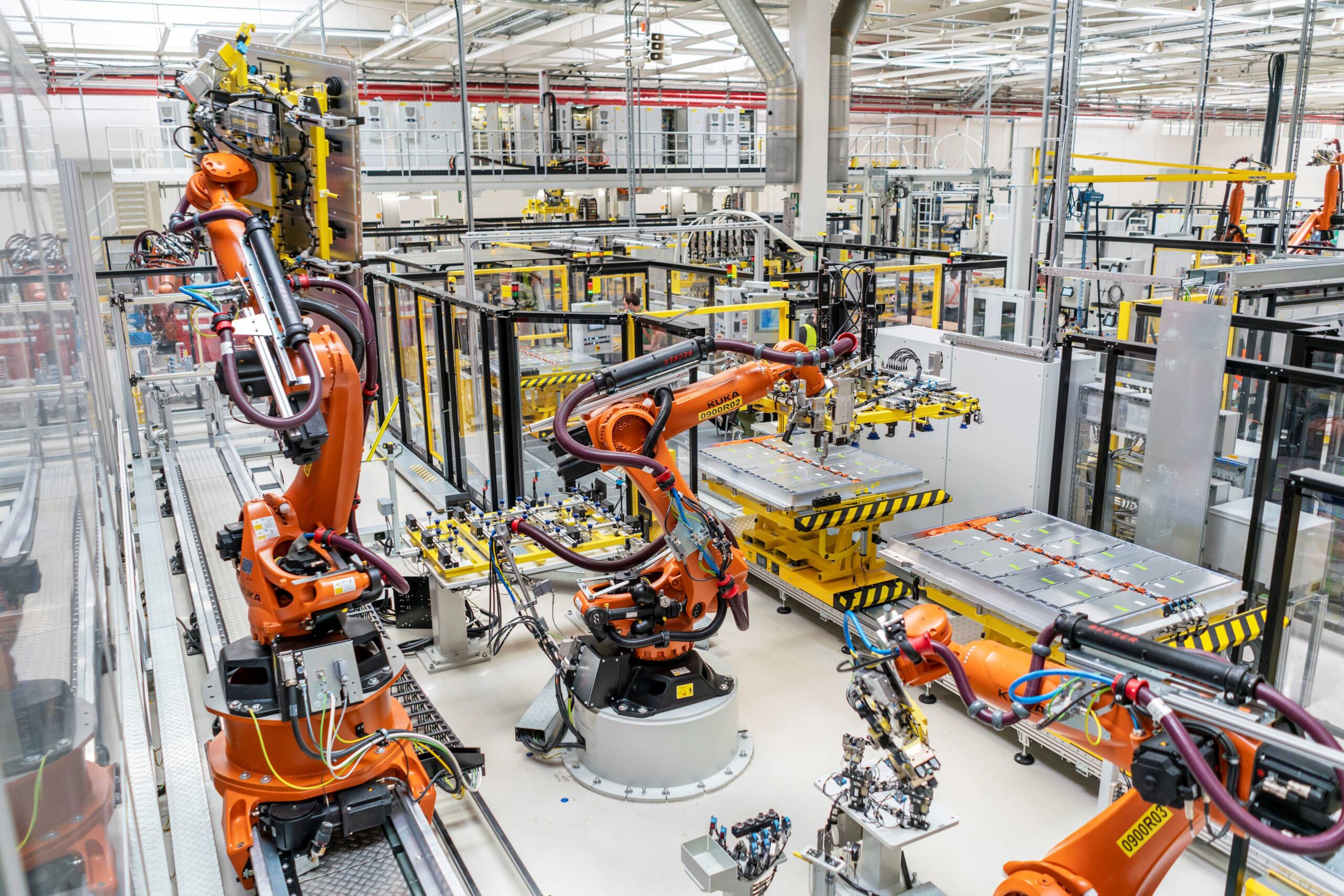 Skoda battery production