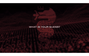 An image of the Alfa Romeo emblem and the text "What's your guess?" overlayed