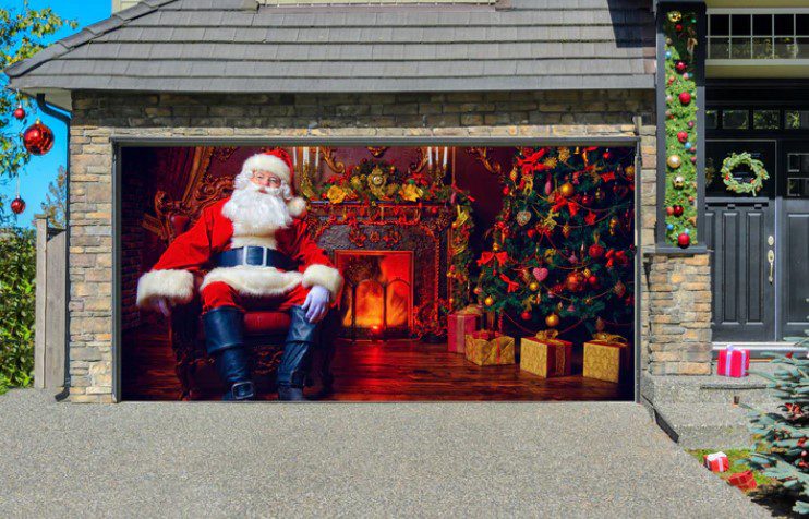 What's in Santa's garage