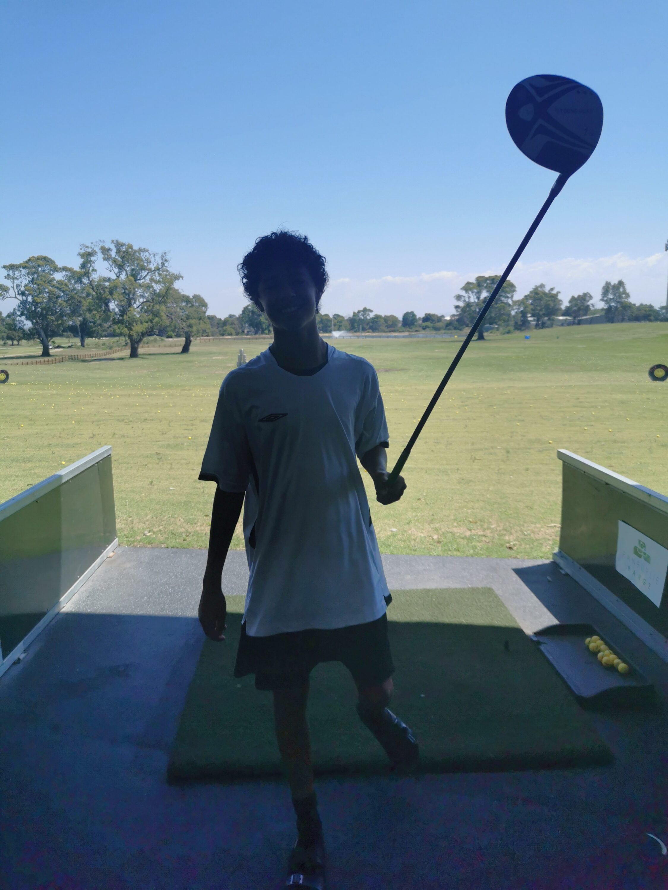 Italo the golfing pro