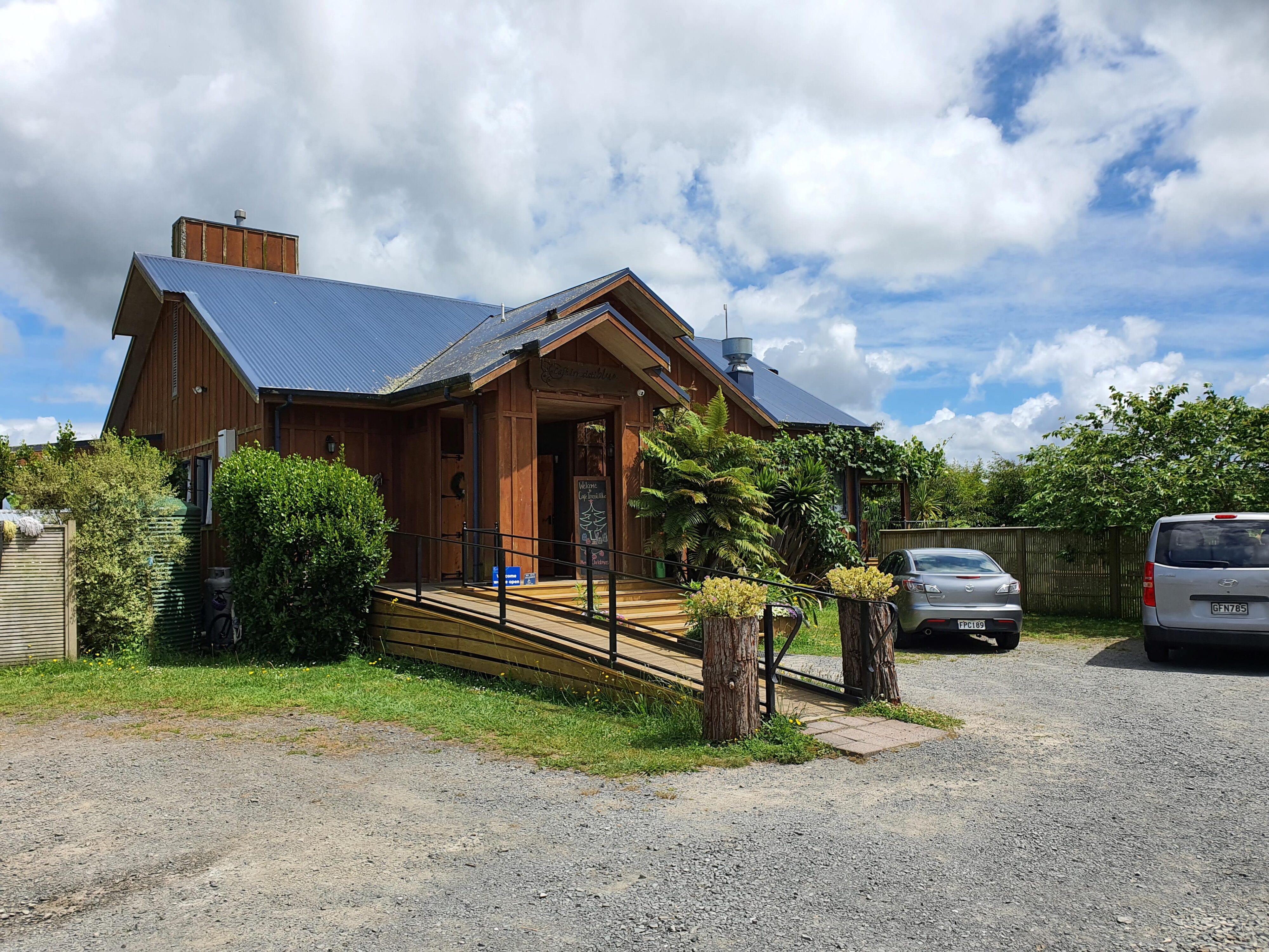Cafe at Monavale Blueberries, Cambridge, Waikato, New Zealand.
