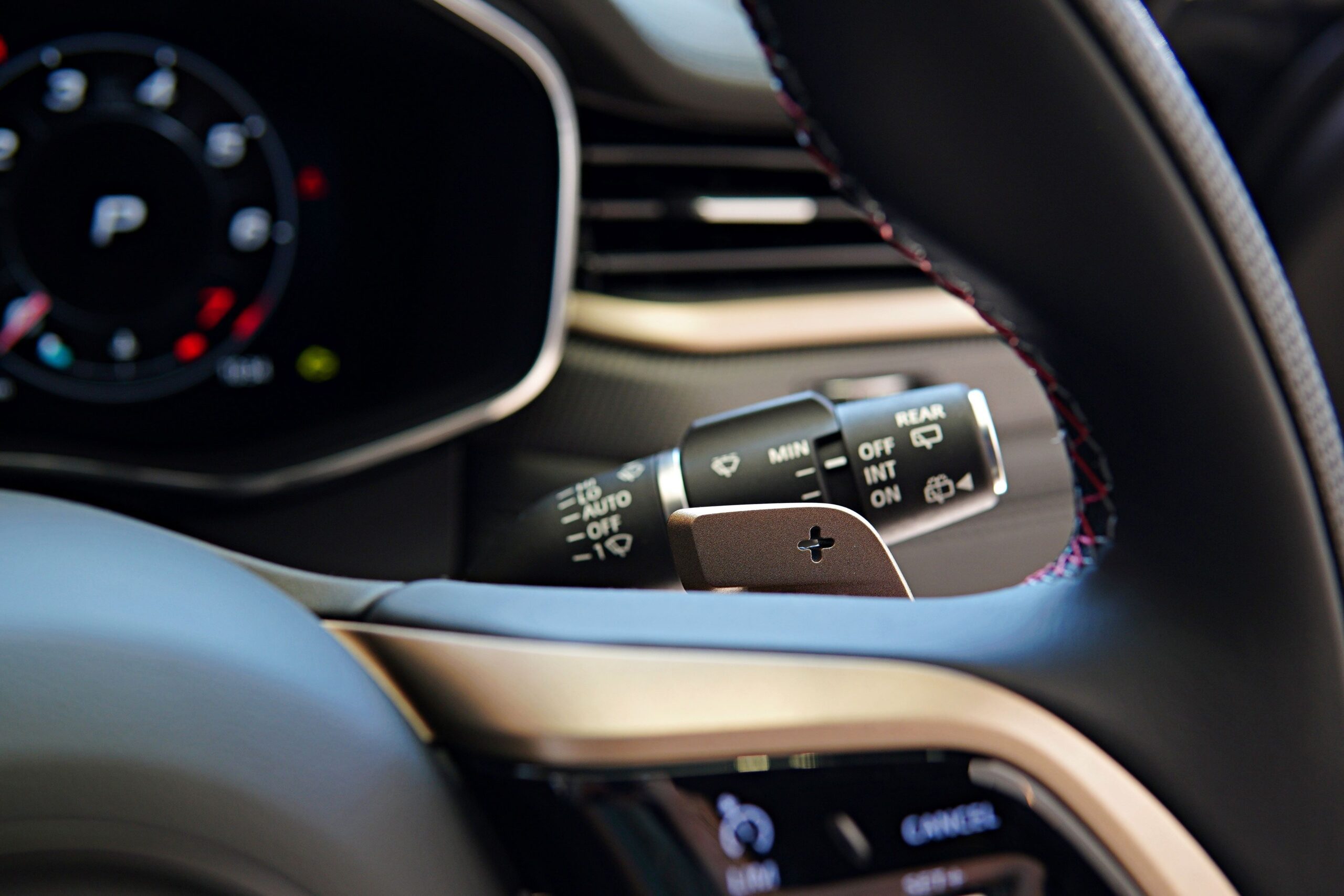 Sunset Gold Satin paddles on the Jaguar F-Pace SVR Edition 1988.