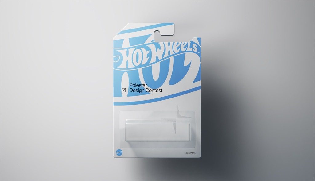 A promotional image of the Hot Wheels x Polestar collaboration.
