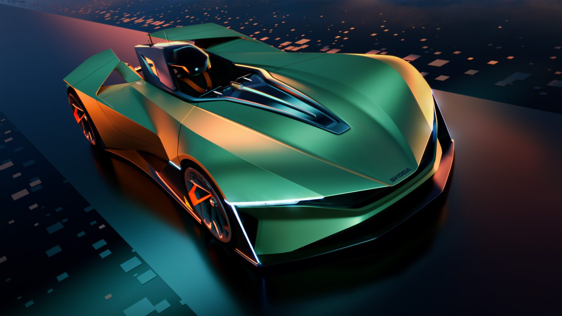 A photo of the Skoda Vision Gran Turismo.