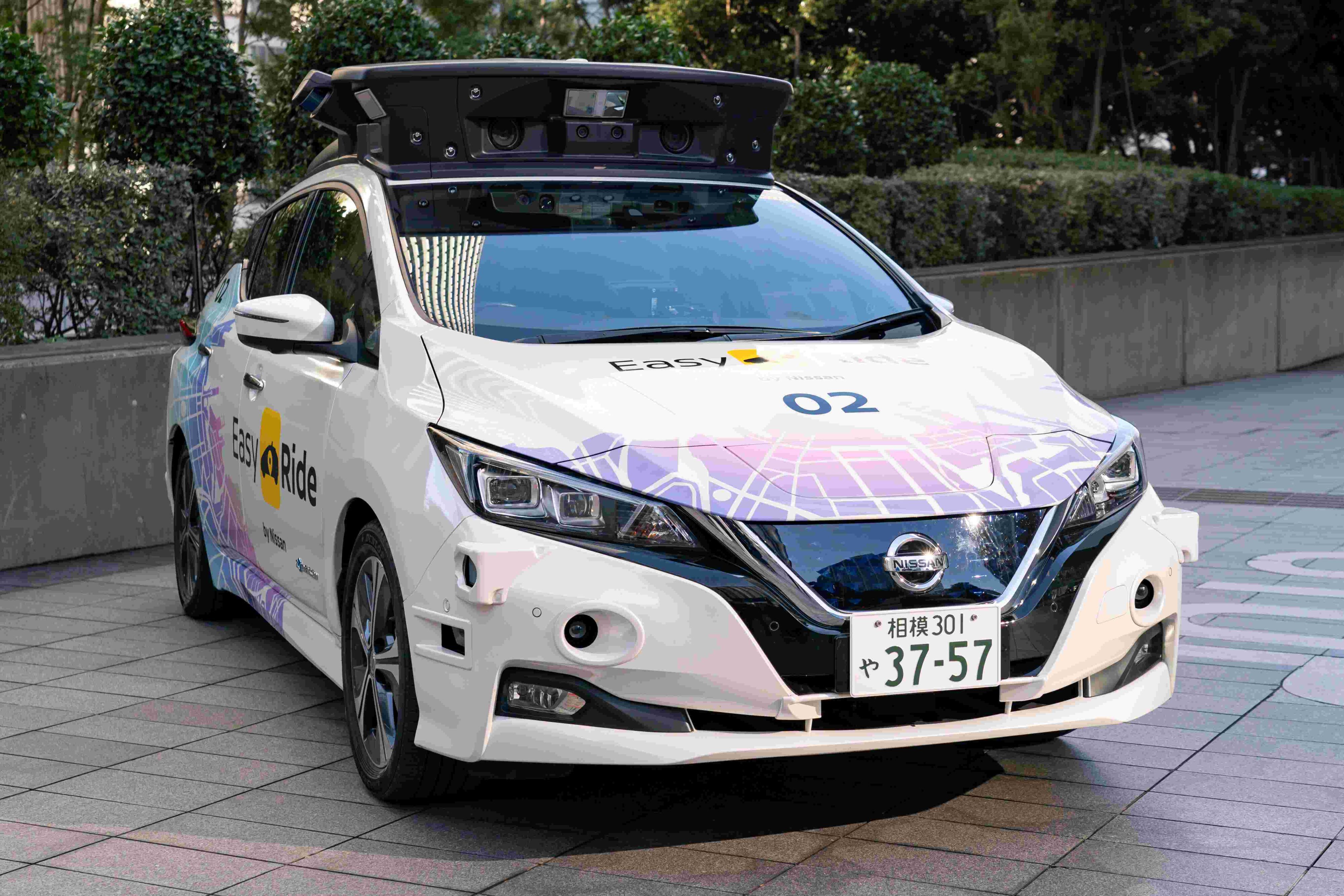 Nissan demonstrates autonomous-drive mobility