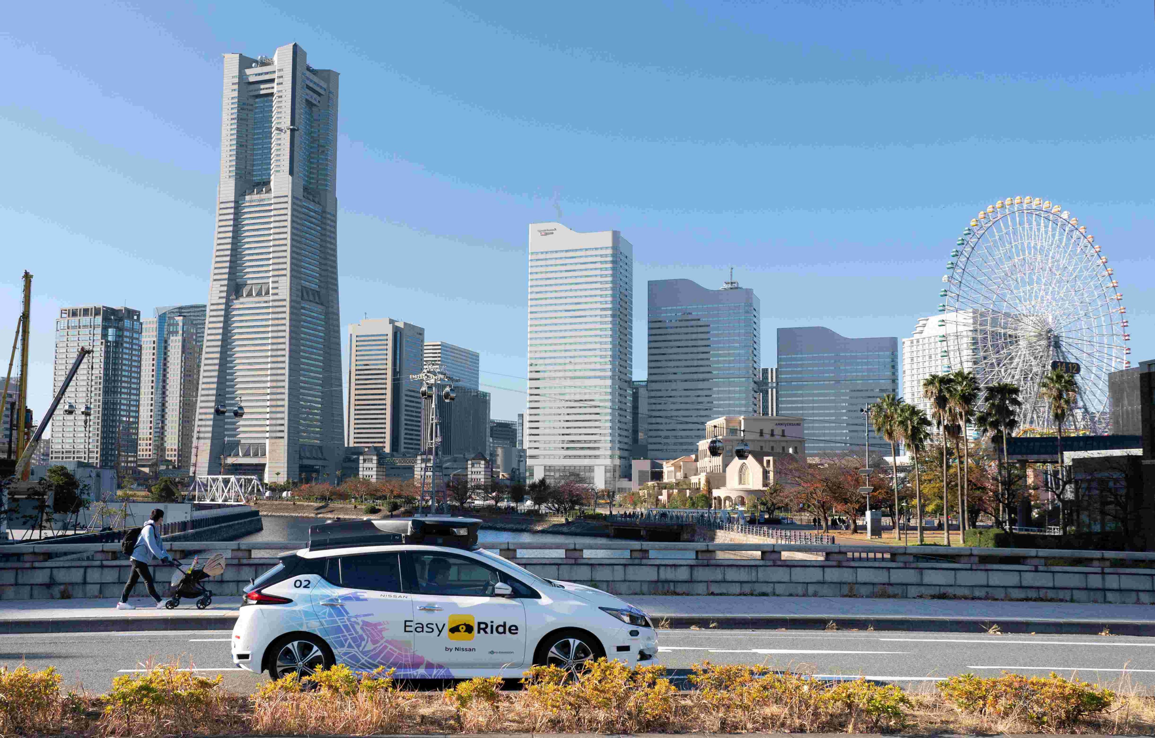 Nissan demonstrates autonomous-drive mobility
