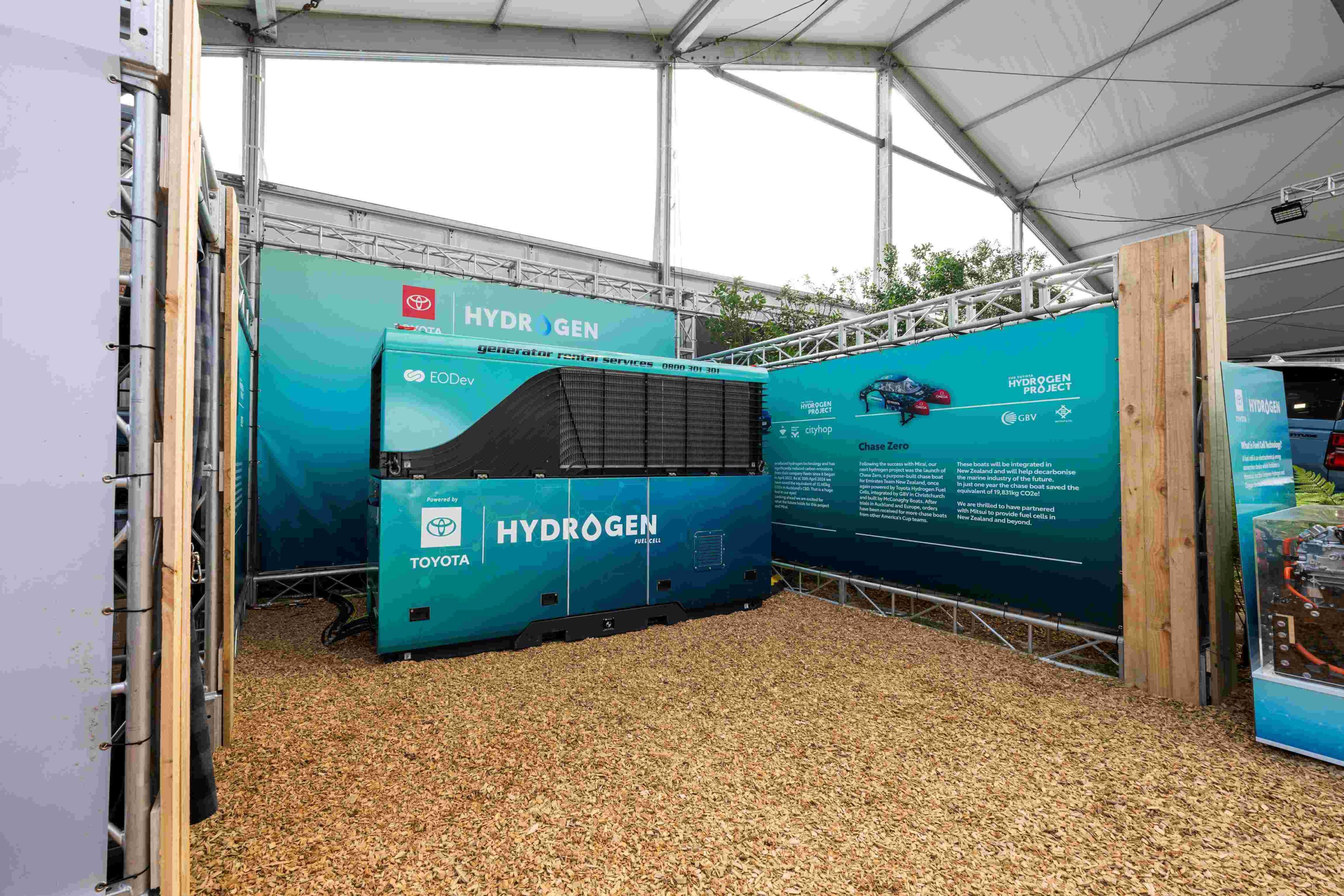 Toyota, the only Fieldays site powered by clean energy