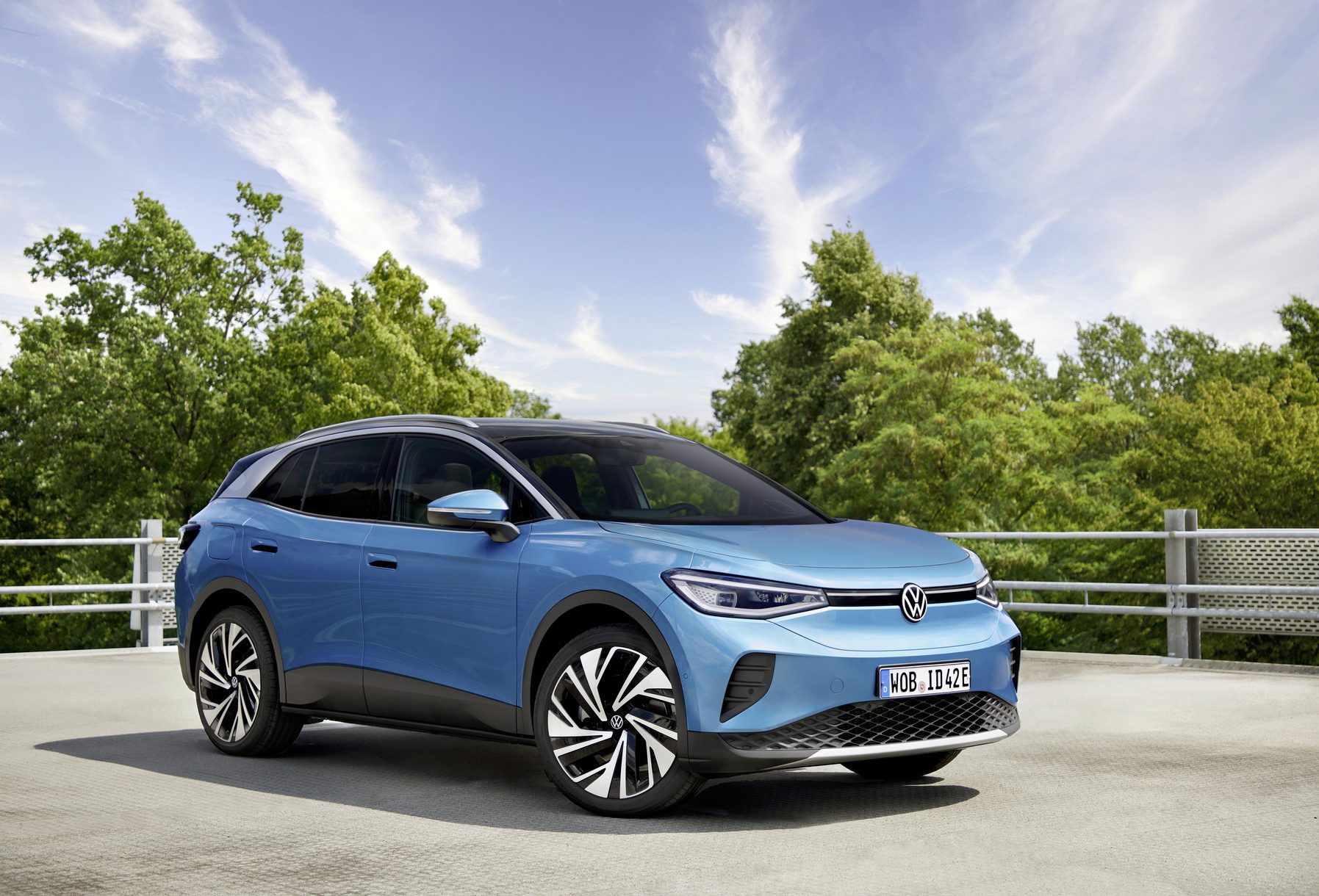 A photo of a Volkswagen ID. range vehicle.