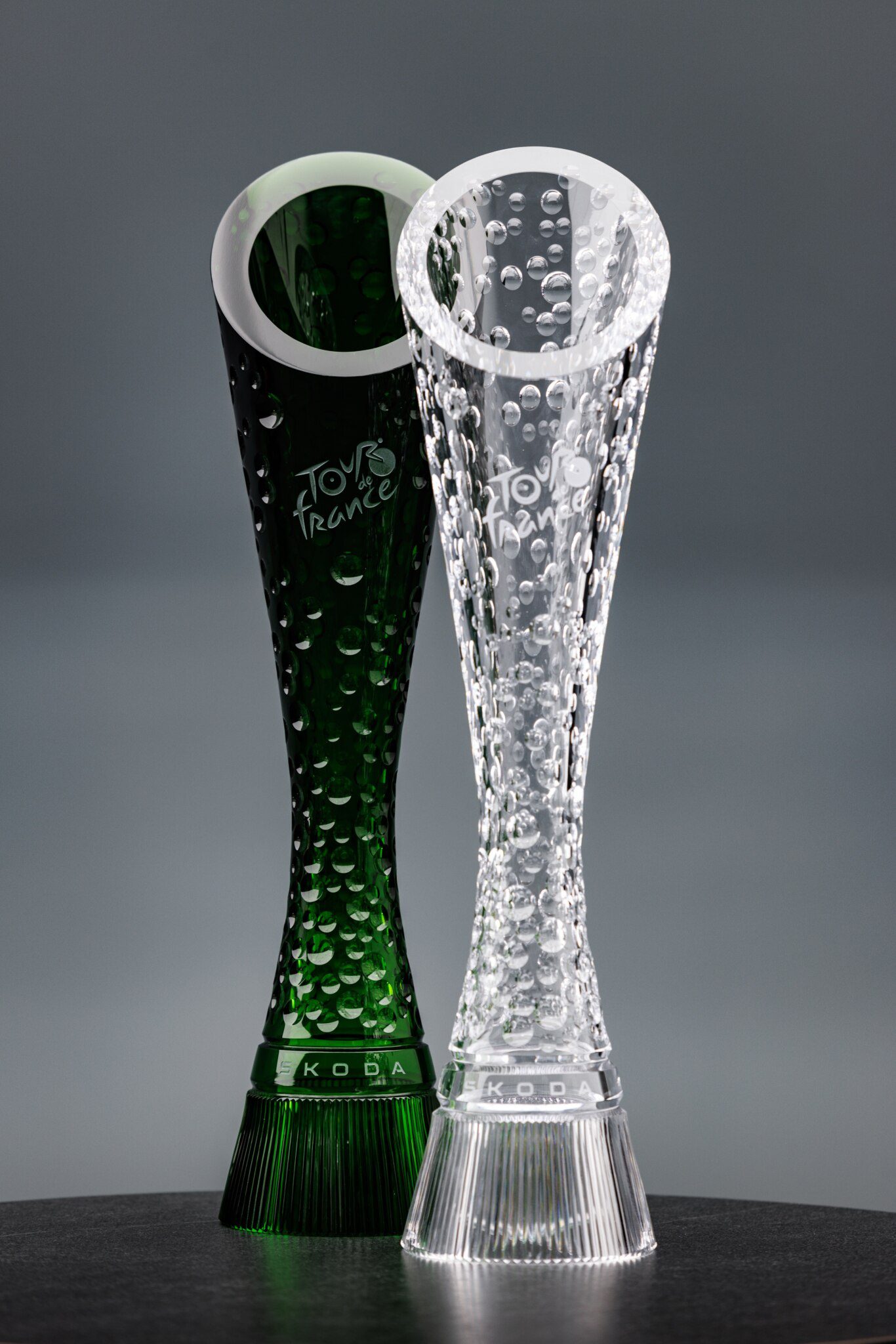 Trophies for the 2024 Tour de France as crafted by the Skoda Design Team.