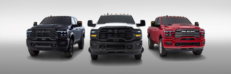 RAM's new Heavy Duty range of trucks for 2025.