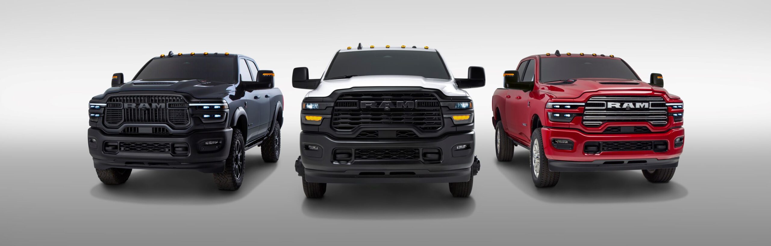 RAM's new Heavy Duty range of trucks for 2025.