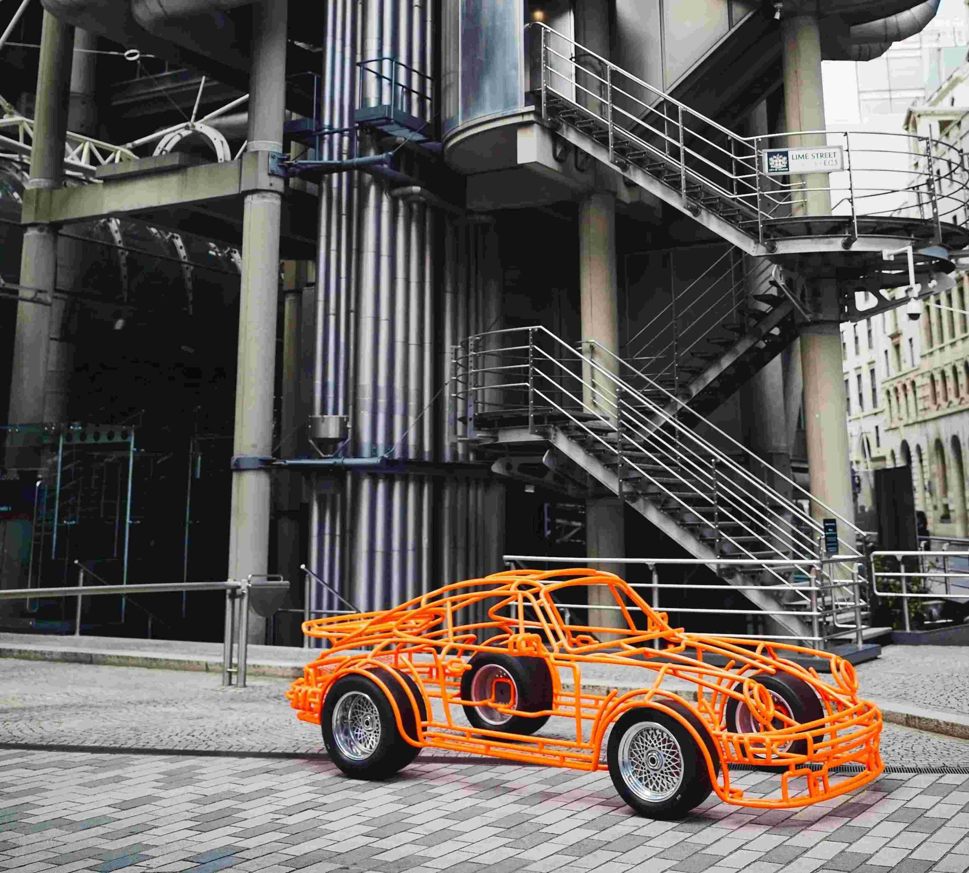 Porsche 934 sculpture