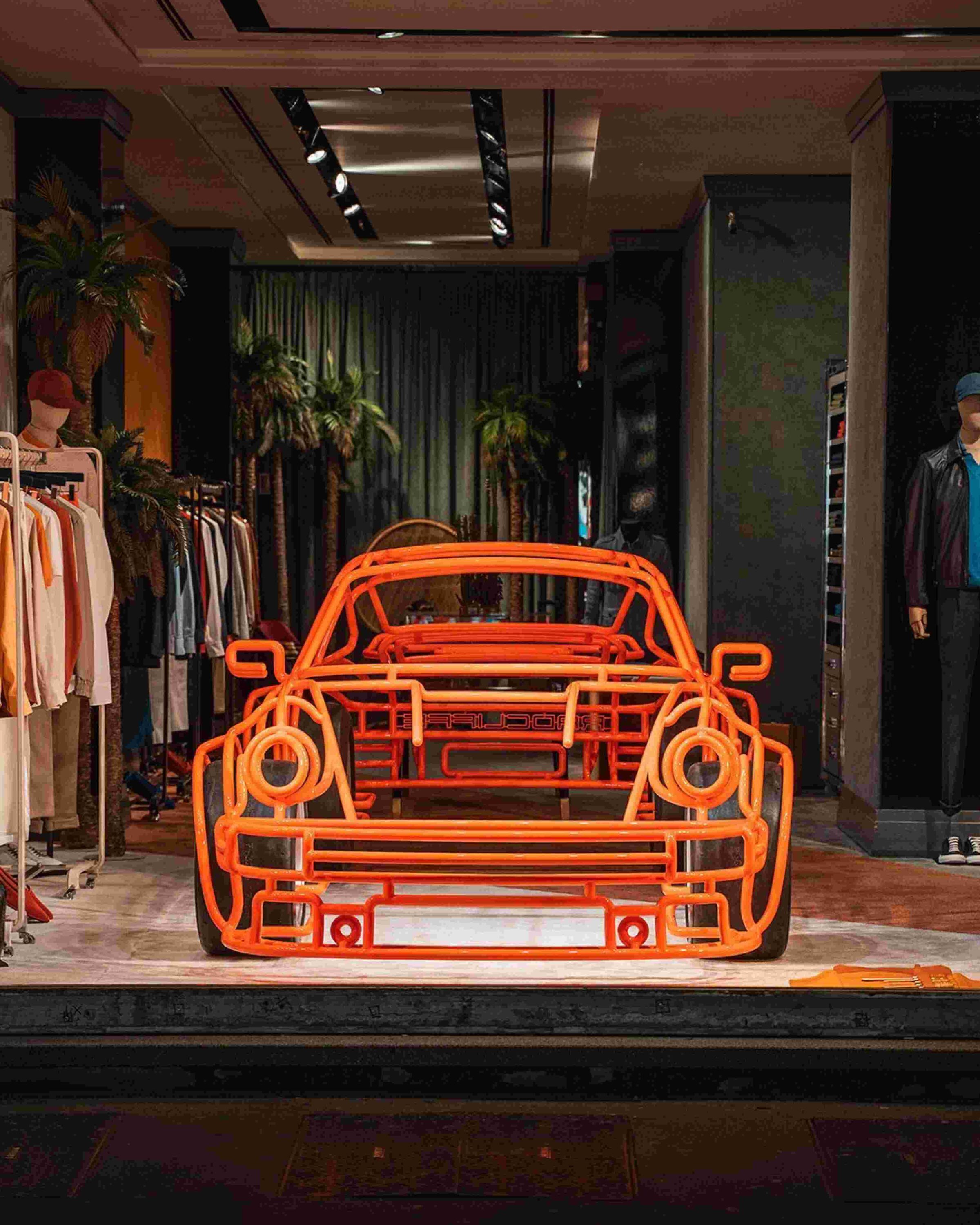 Porsche 934 sculpture