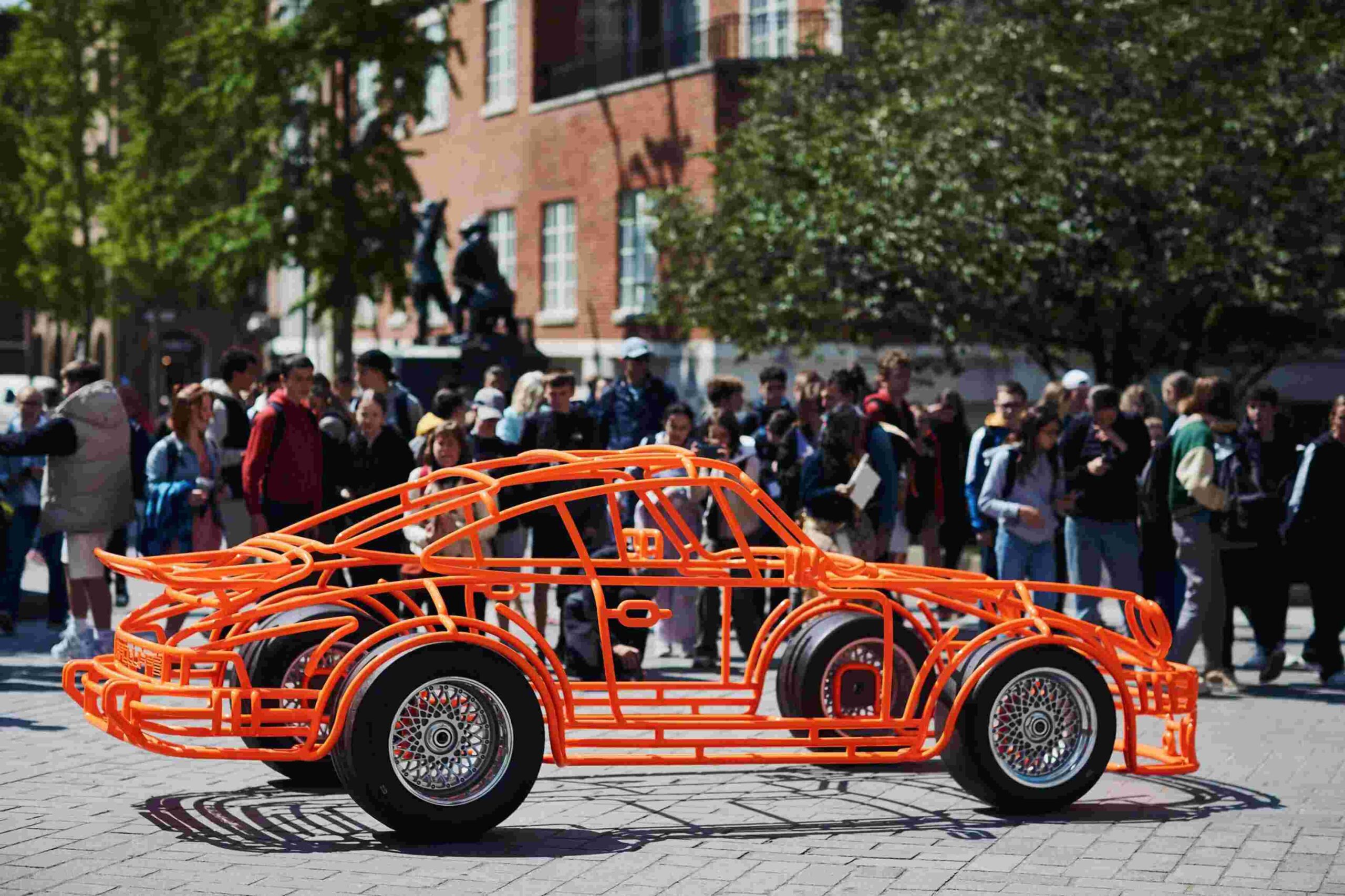 Porsche 934 sculpture