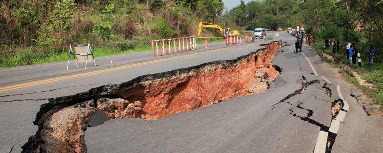 Earthquake while driving