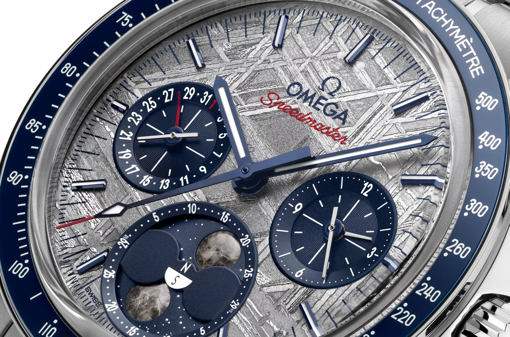 Omega unveils a new Moonwatch edition with real meteorites