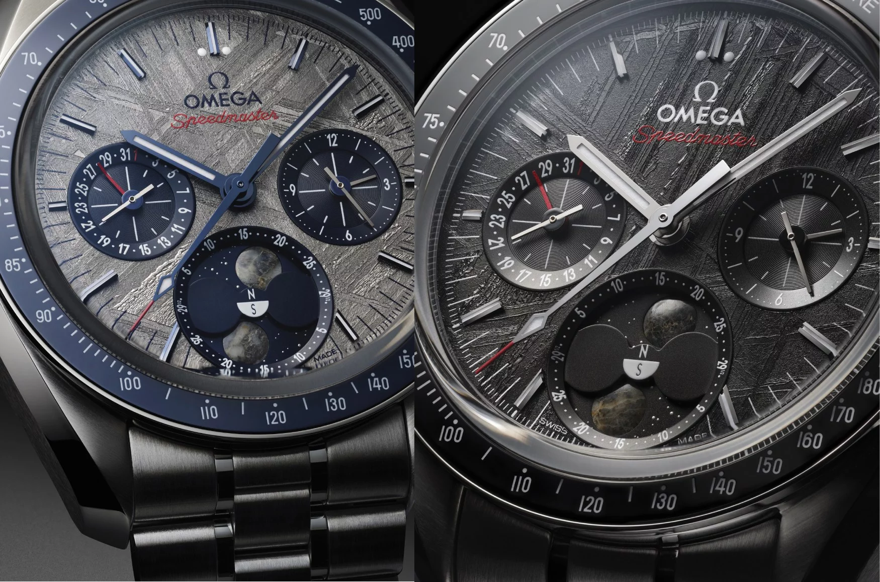 Omega unveils a new Moonwatch edition with real meteorites