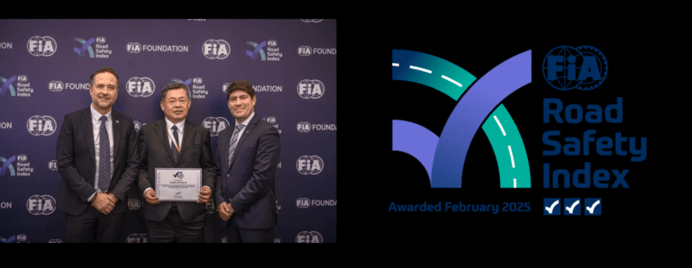 Honda awarded highest 3-star rating in FIA safety index