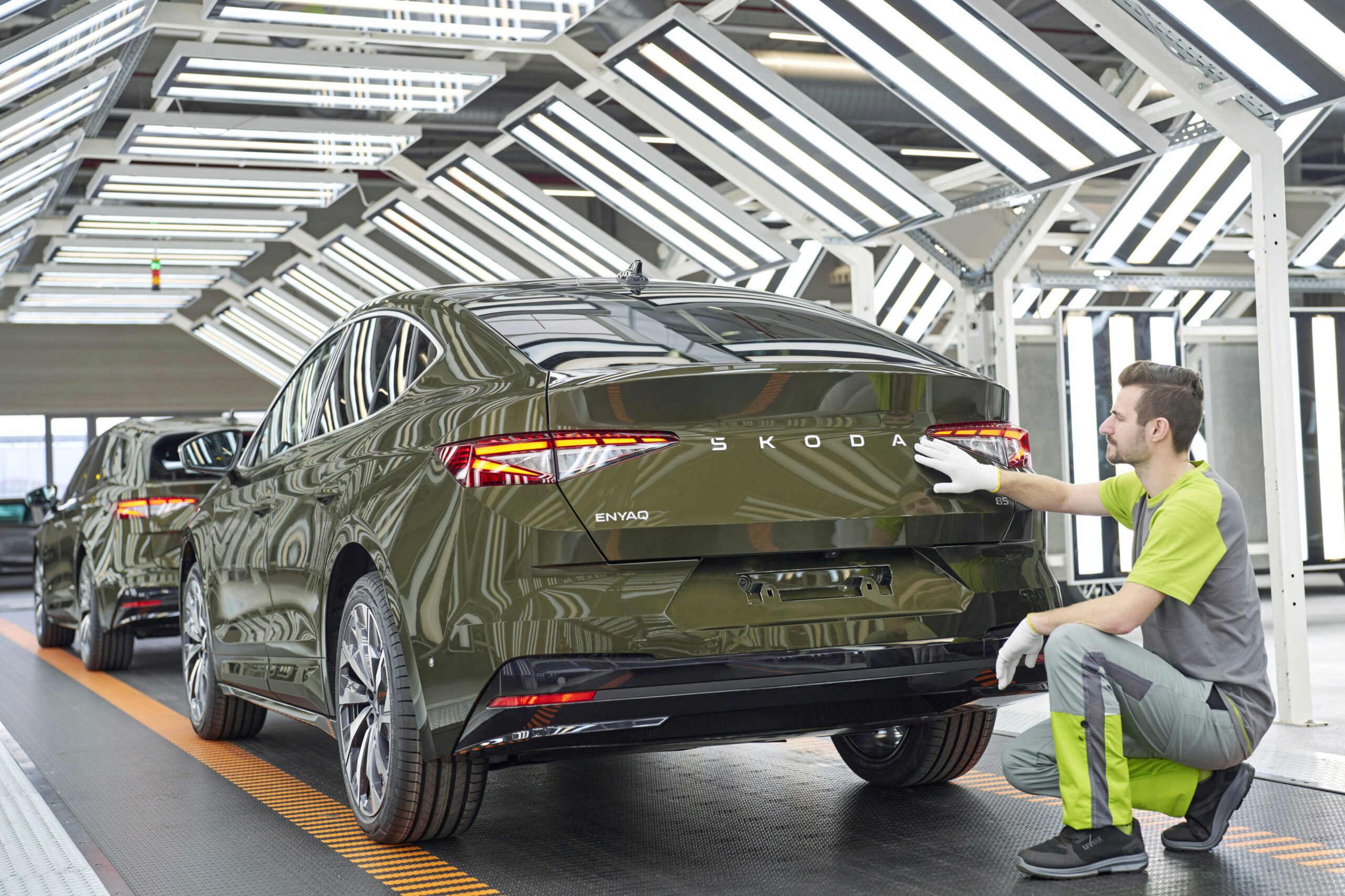 Skoda Enyaq and Enyaq Coupe production starts