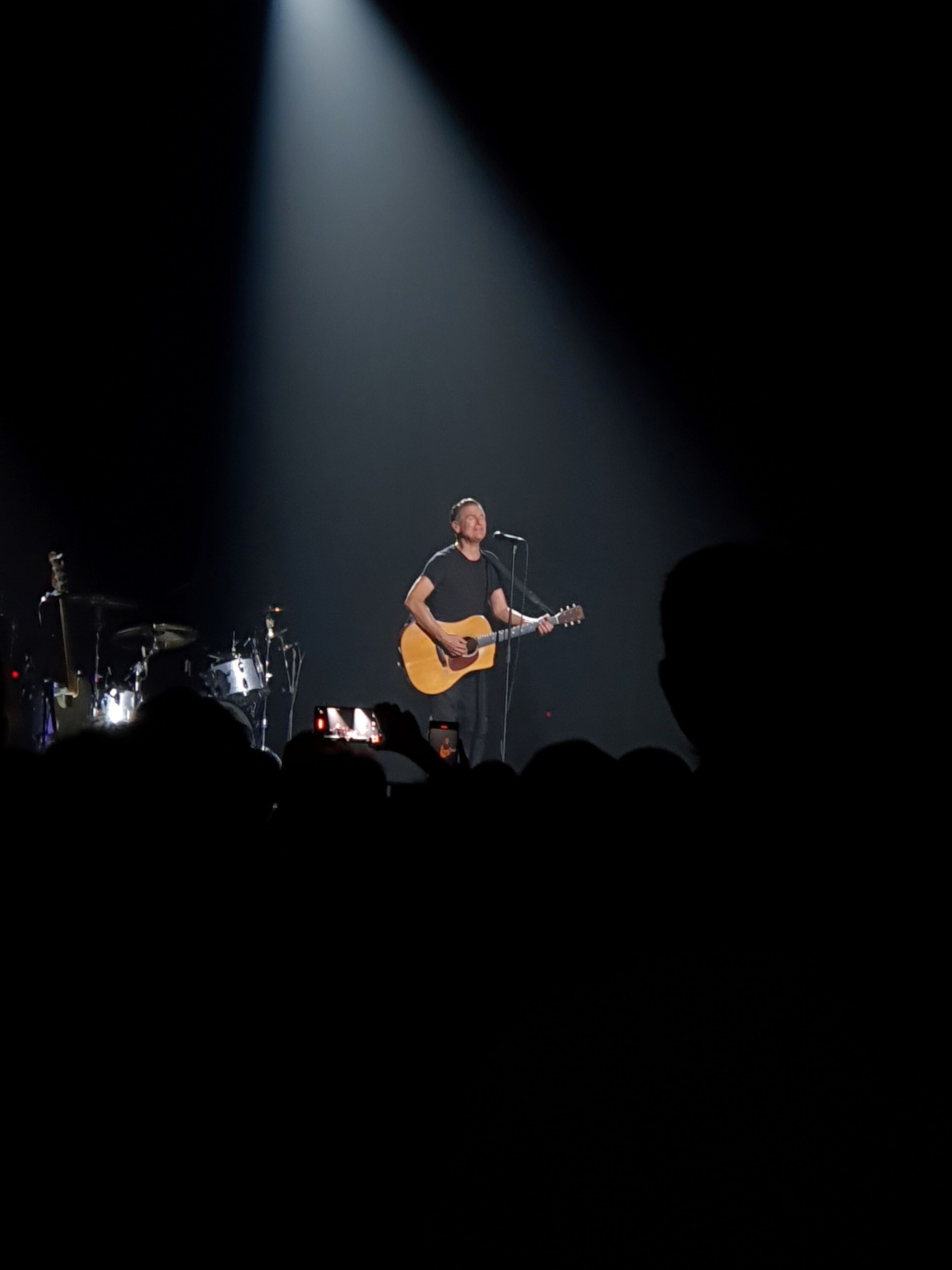 Bryan Adams on stage at Spark Arena Auckland as part of his So Happy It Hurts World Tour 2025.