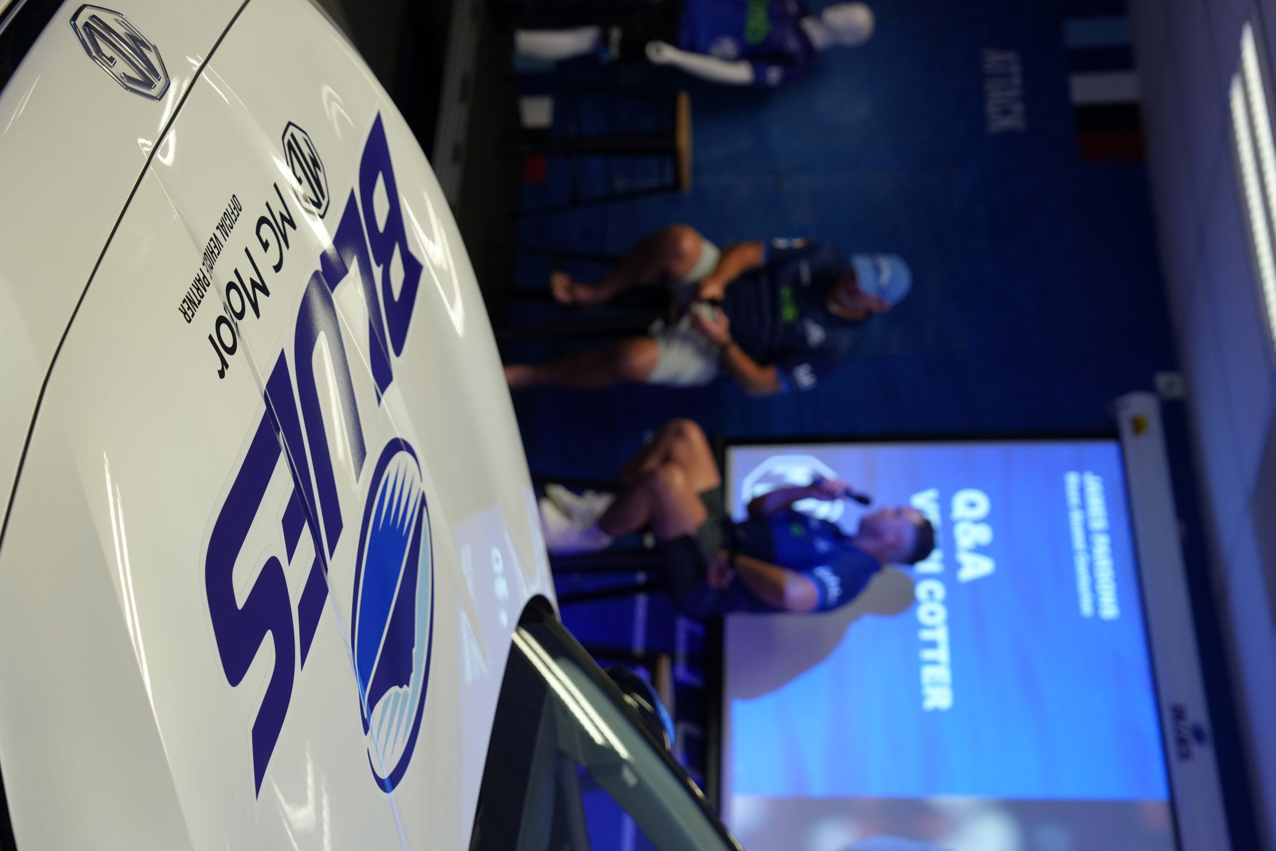 MG Joins Forces with Blues