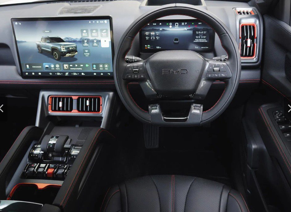 BYD Shark 6 interior NZ