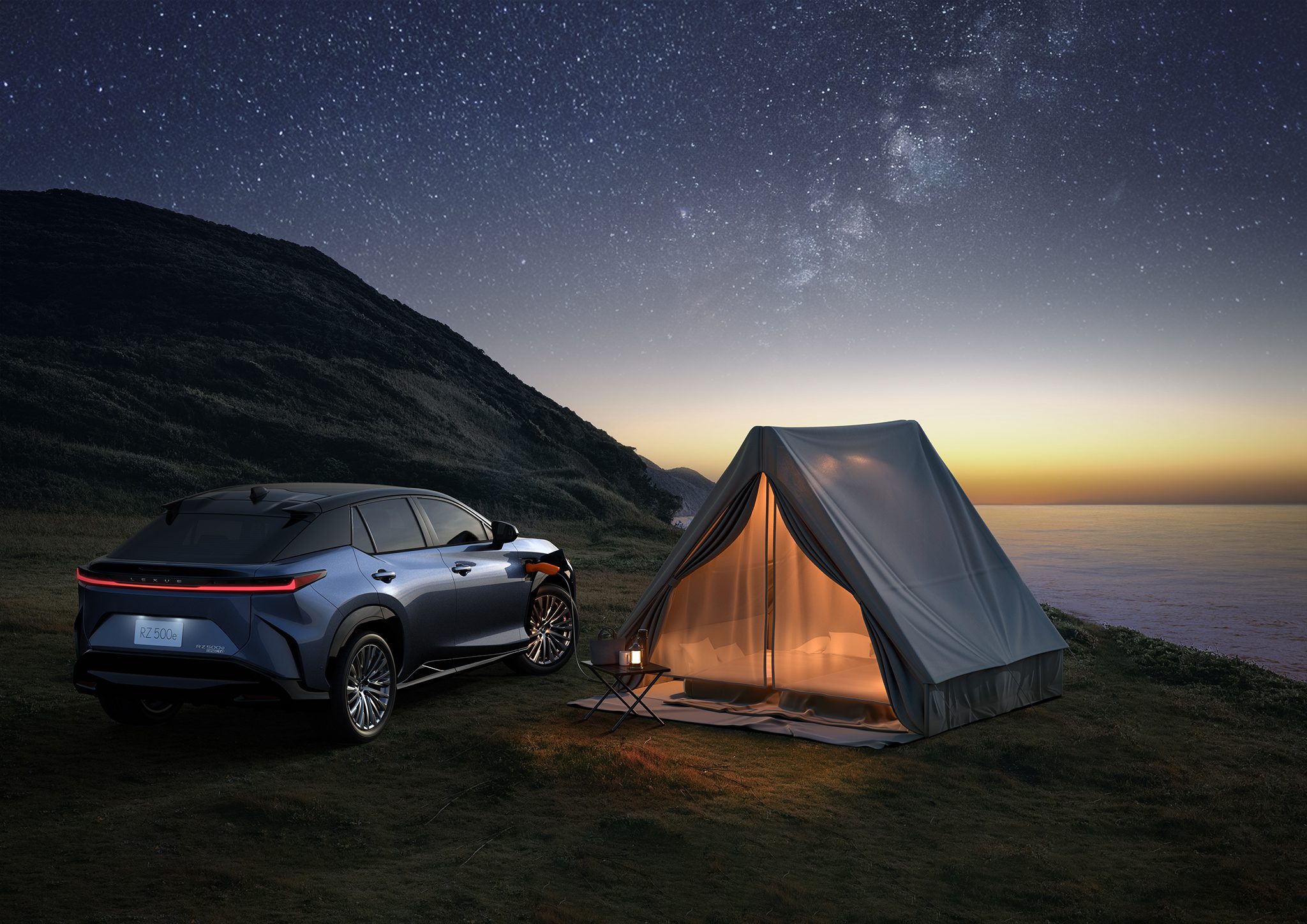 Silk has been pulled off the 2025 Lexus RZ