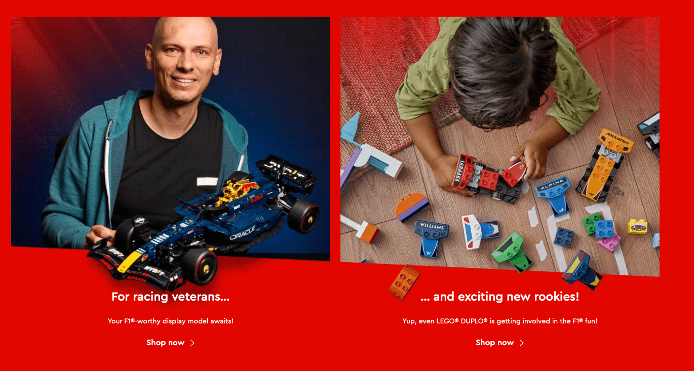 LEGO takes Pole Position with these new F1 sets