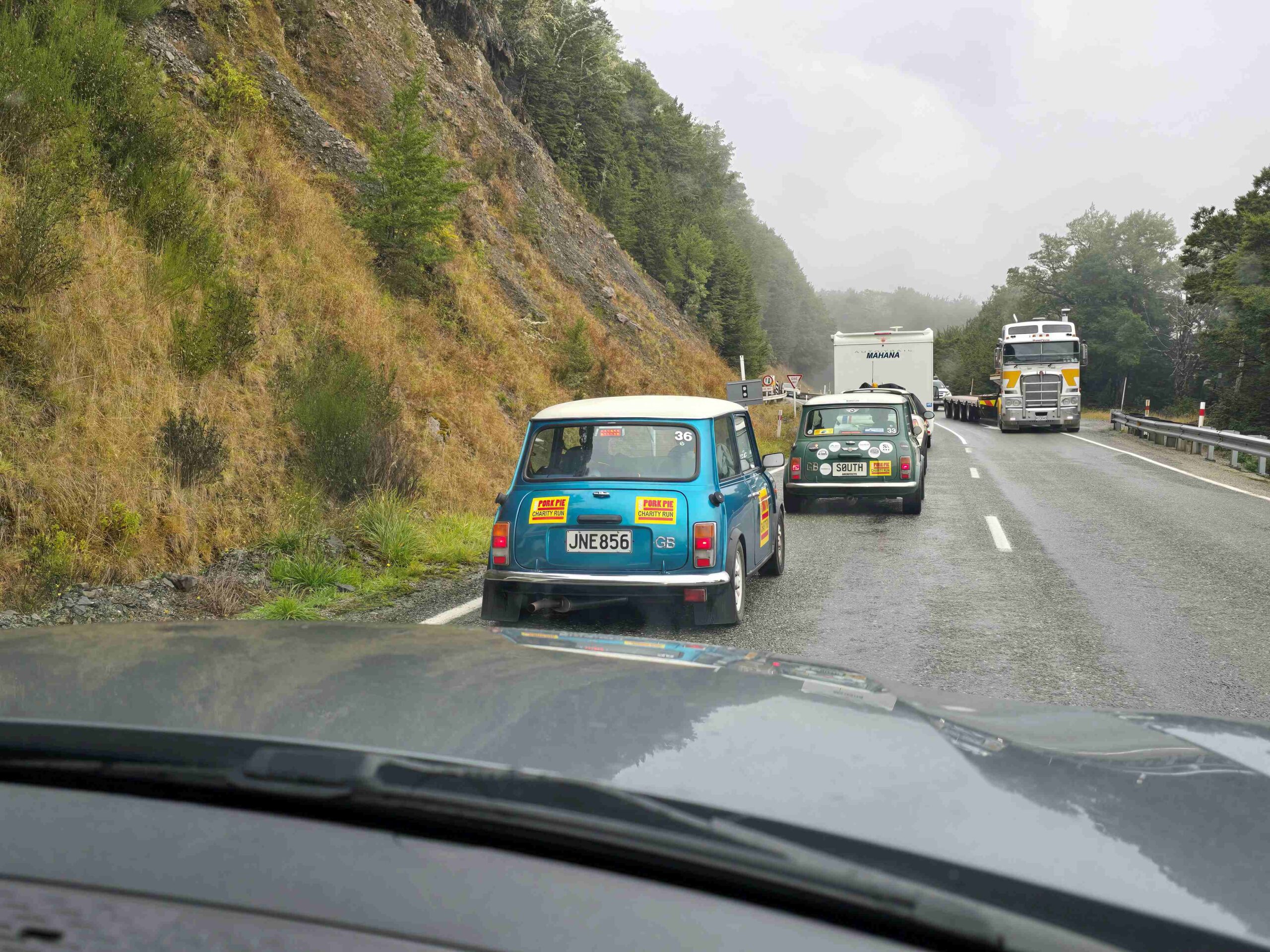 Mini’s Alex Brockhoff tells no Pork Pies on Charity Run