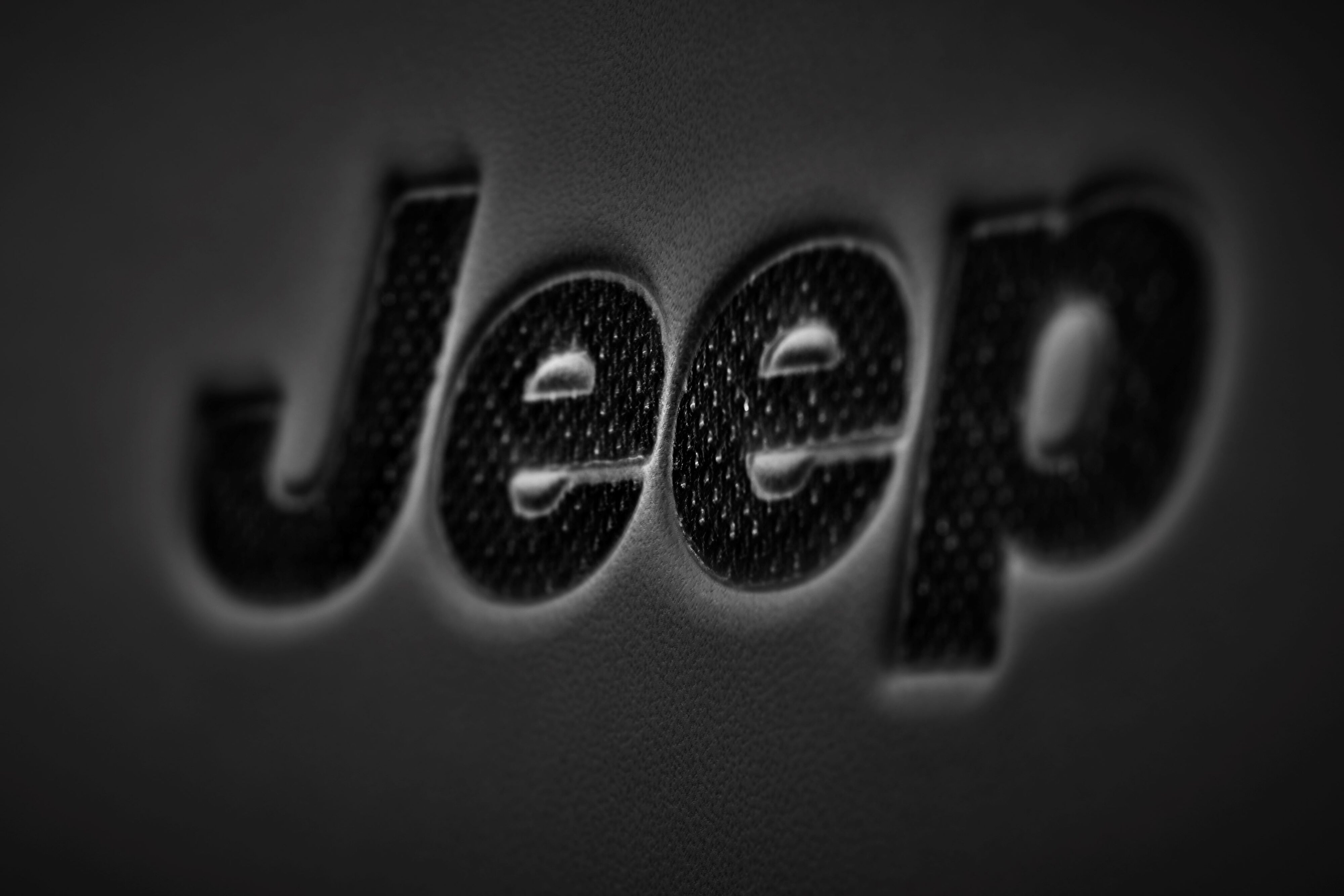 A photo of the Jeep logo as featured on the new Compass, taken by Alessandro Dobici.