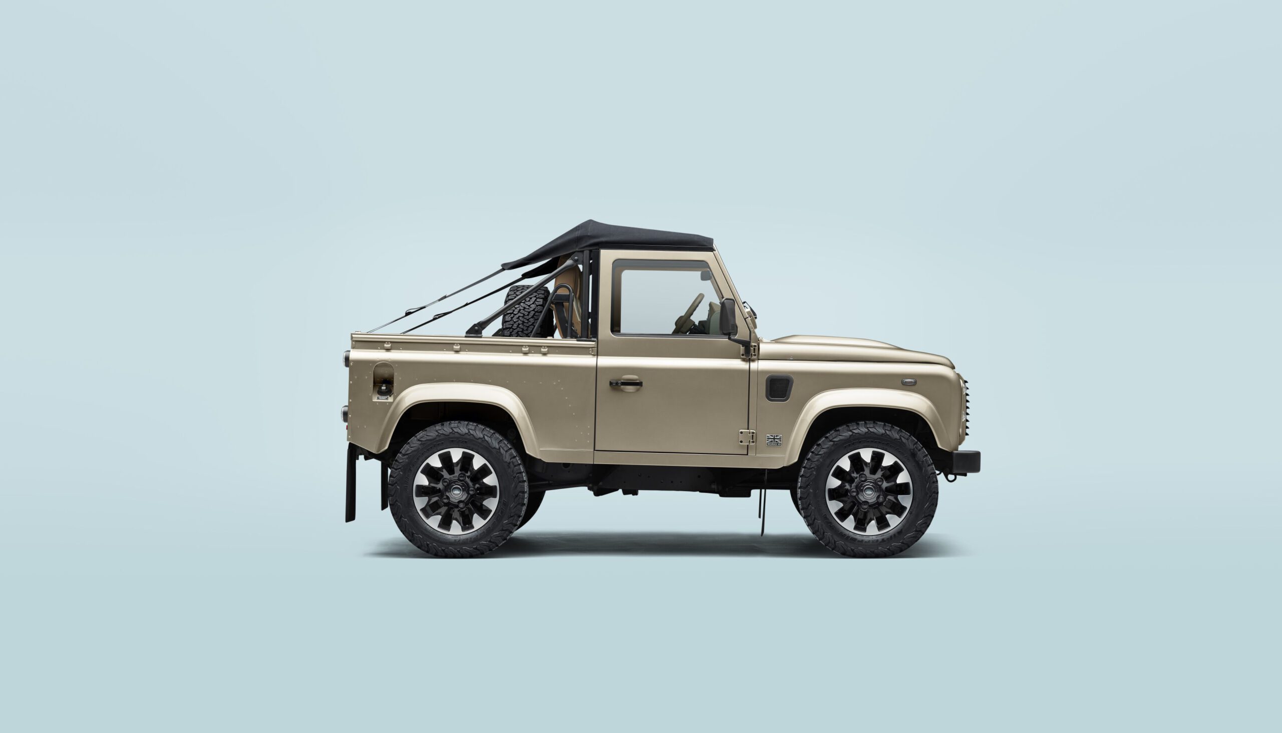 The Classic Defender V8 Soft Top Roars Back to Life