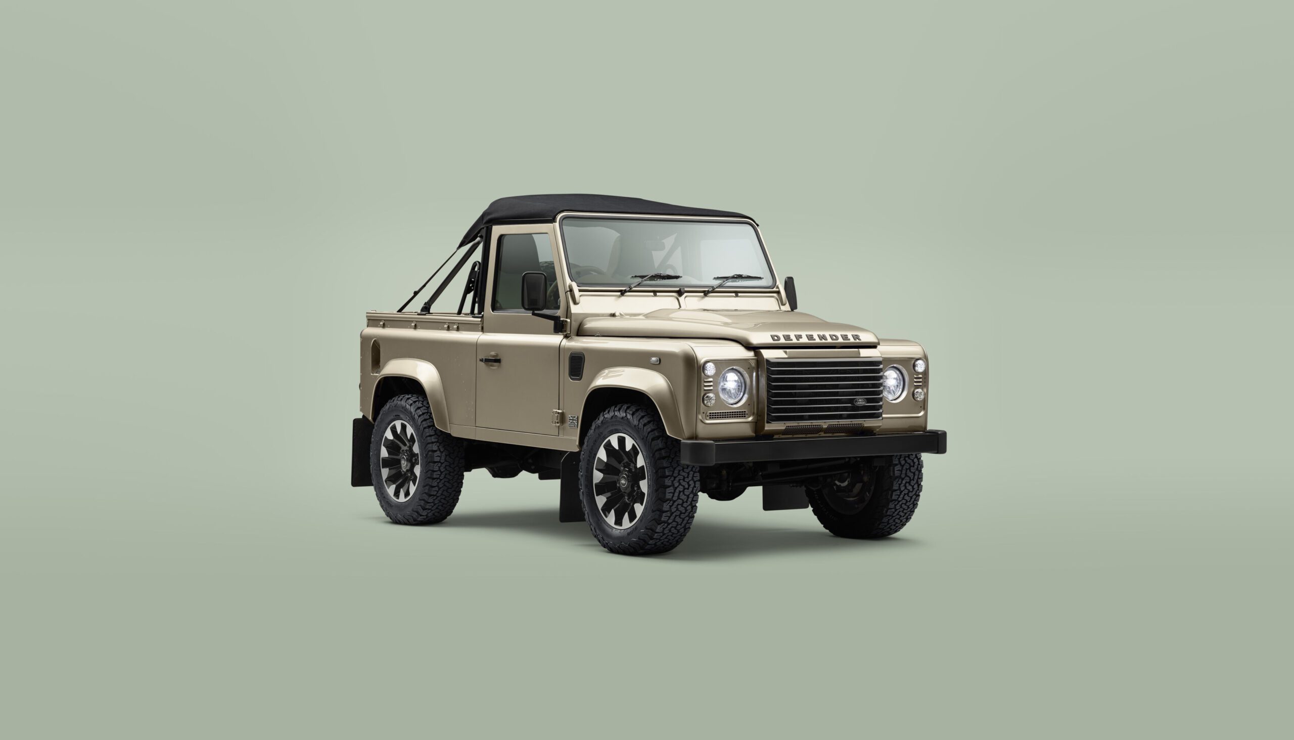 The Classic Defender V8 Soft Top Roars Back to Life