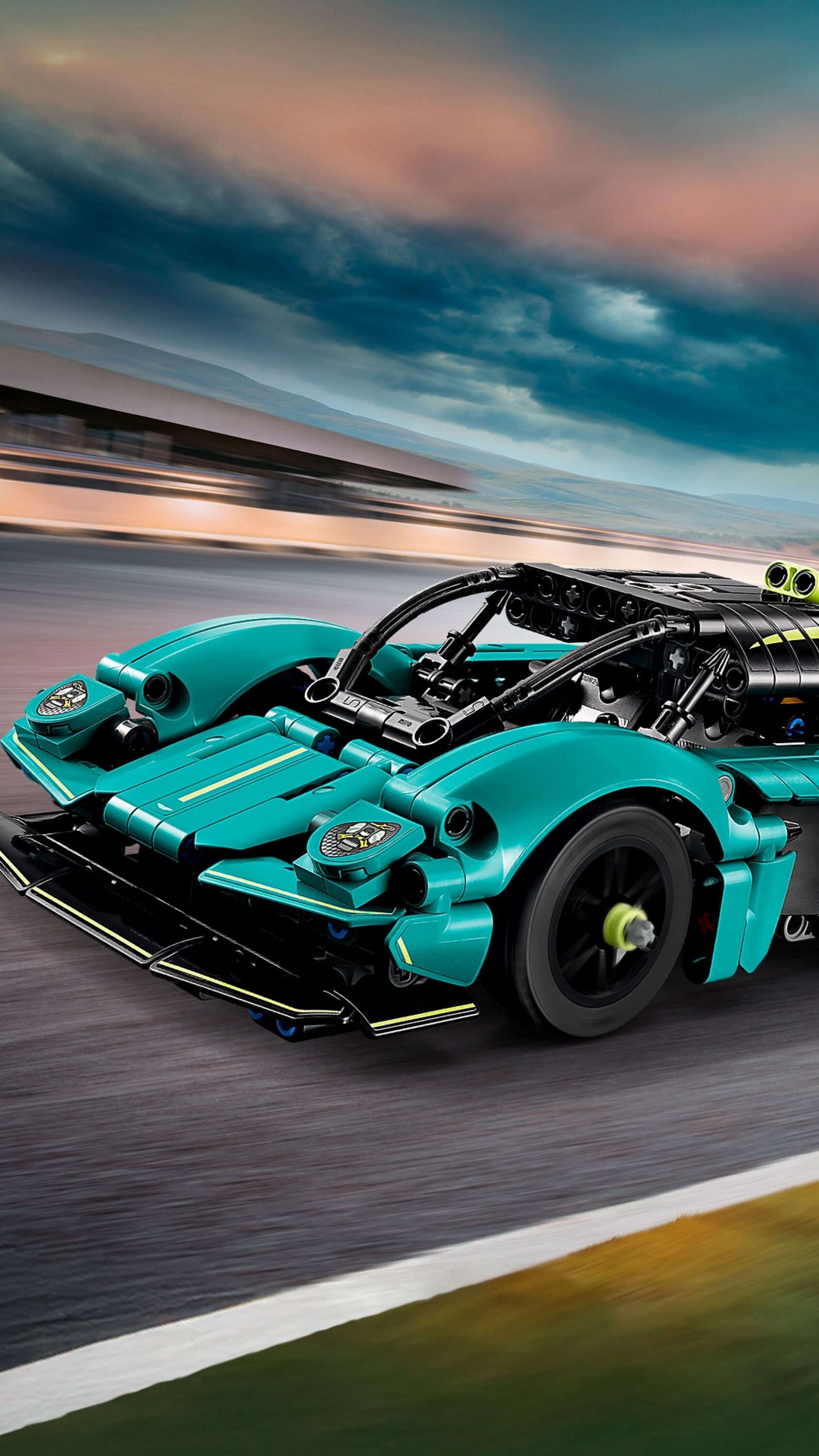 Aston Martin Valkyrie in pieces - LEGO pieces that is