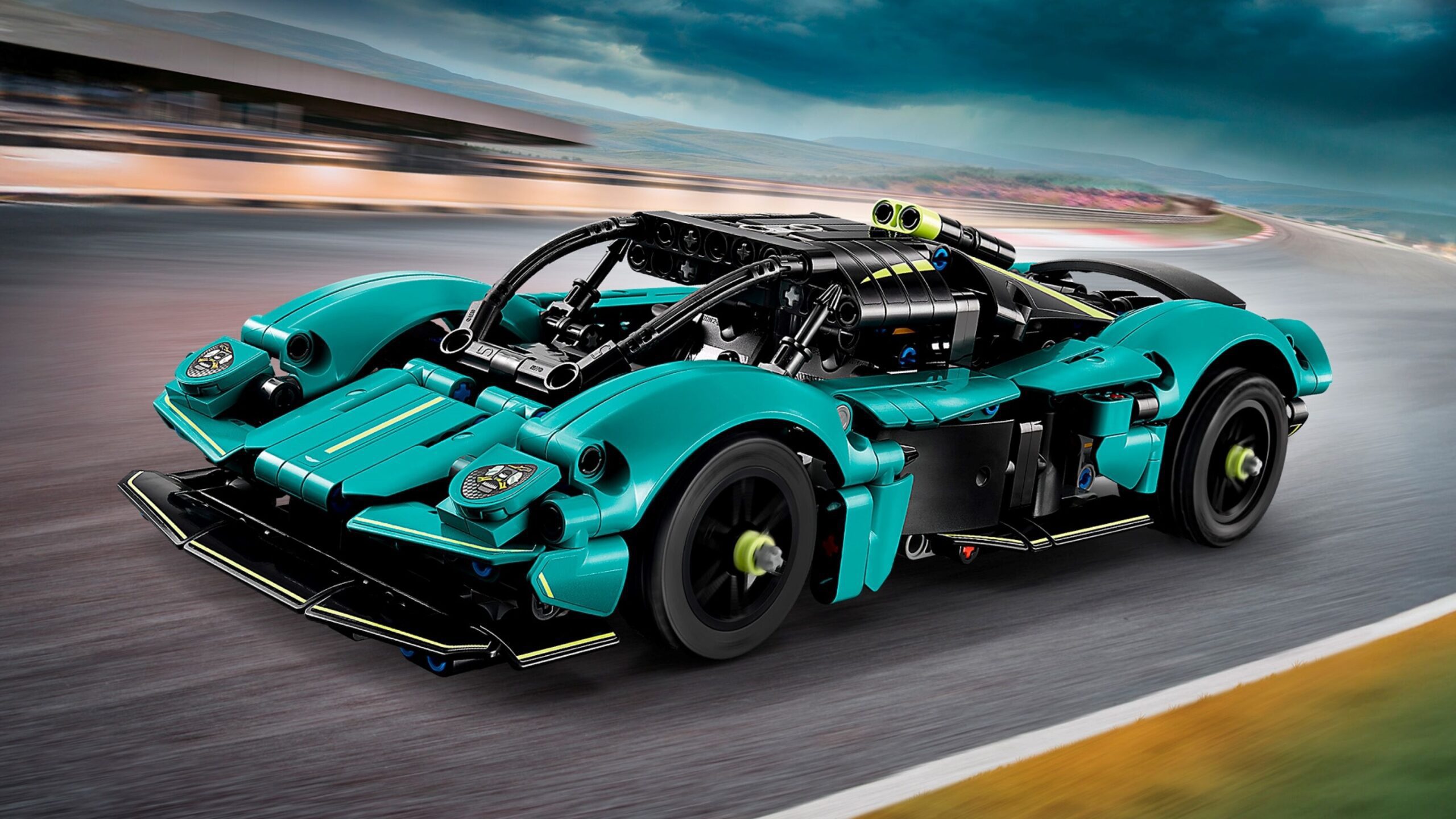 Aston Martin Valkyrie in pieces - LEGO pieces that is