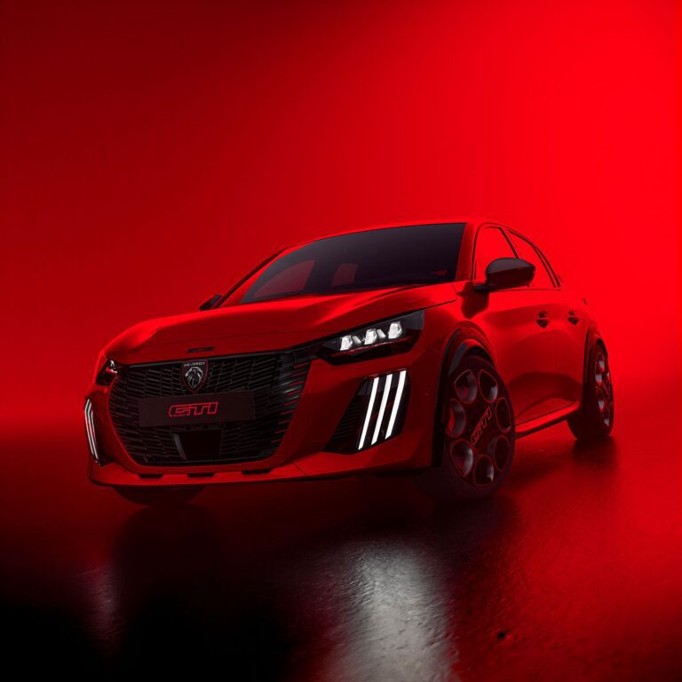 A photo of the new Peugeot 208 GTi.