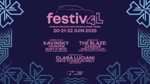 A promotional image of the headline acts at Renault's Festiv4l.