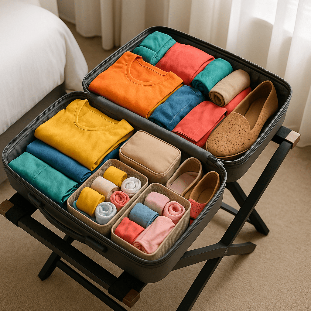 Stress-free Vacation Packing - Suitcase stuffing tips