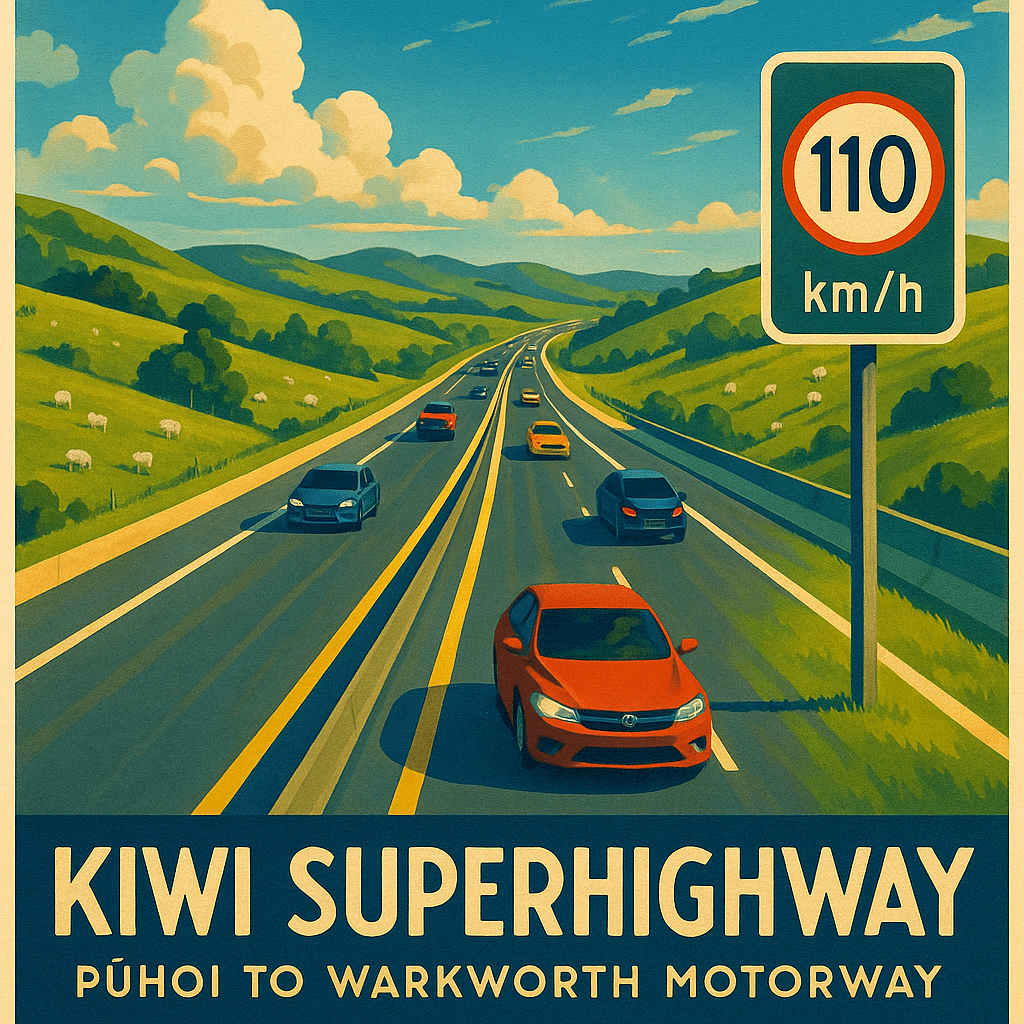 Pūhoi to Warkworth Motorway Officially Hits Kiwi Superhighway Speeds