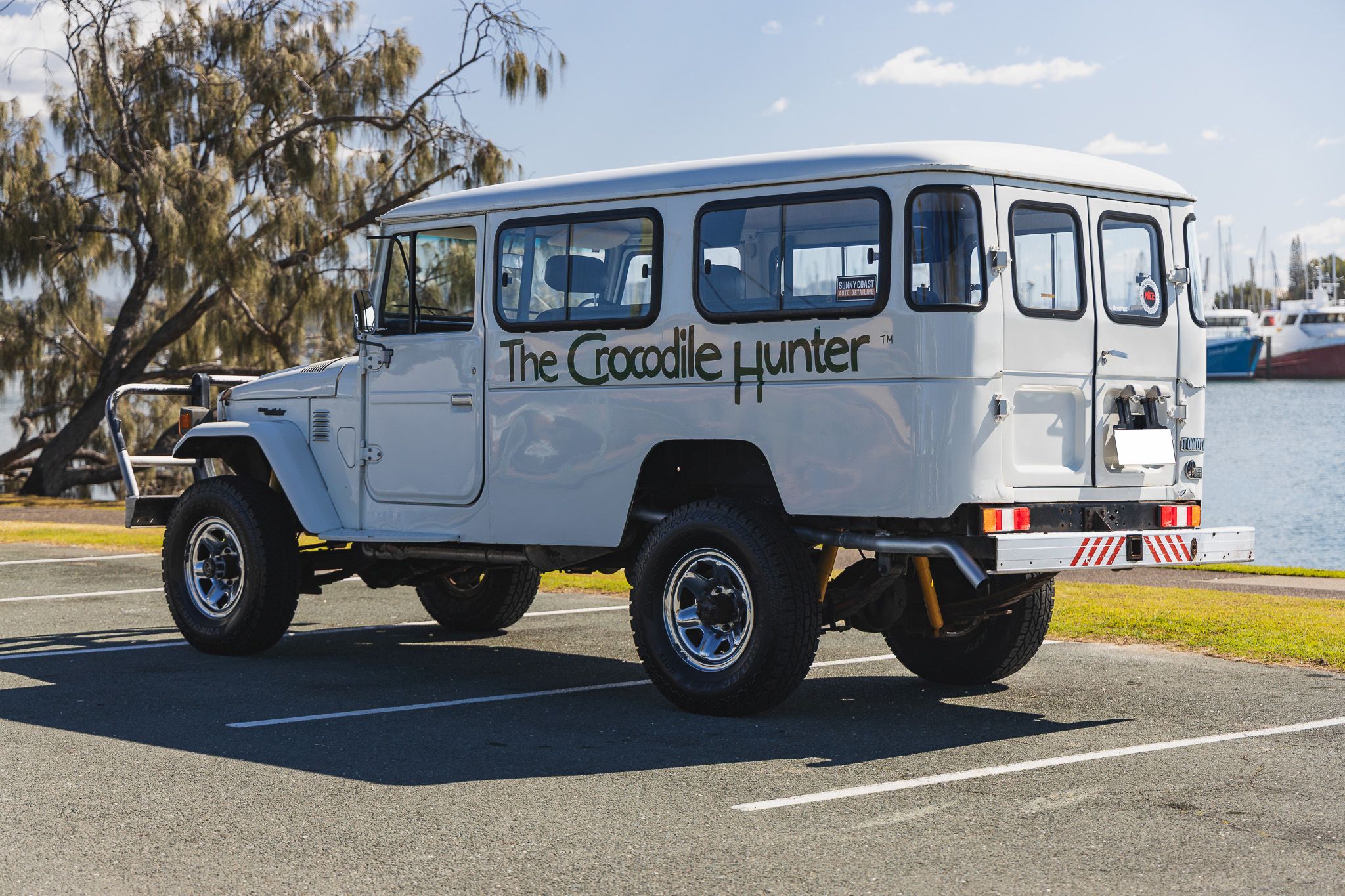 Crikey, the Crocodile Hunter's LandCruiser is up for grabs