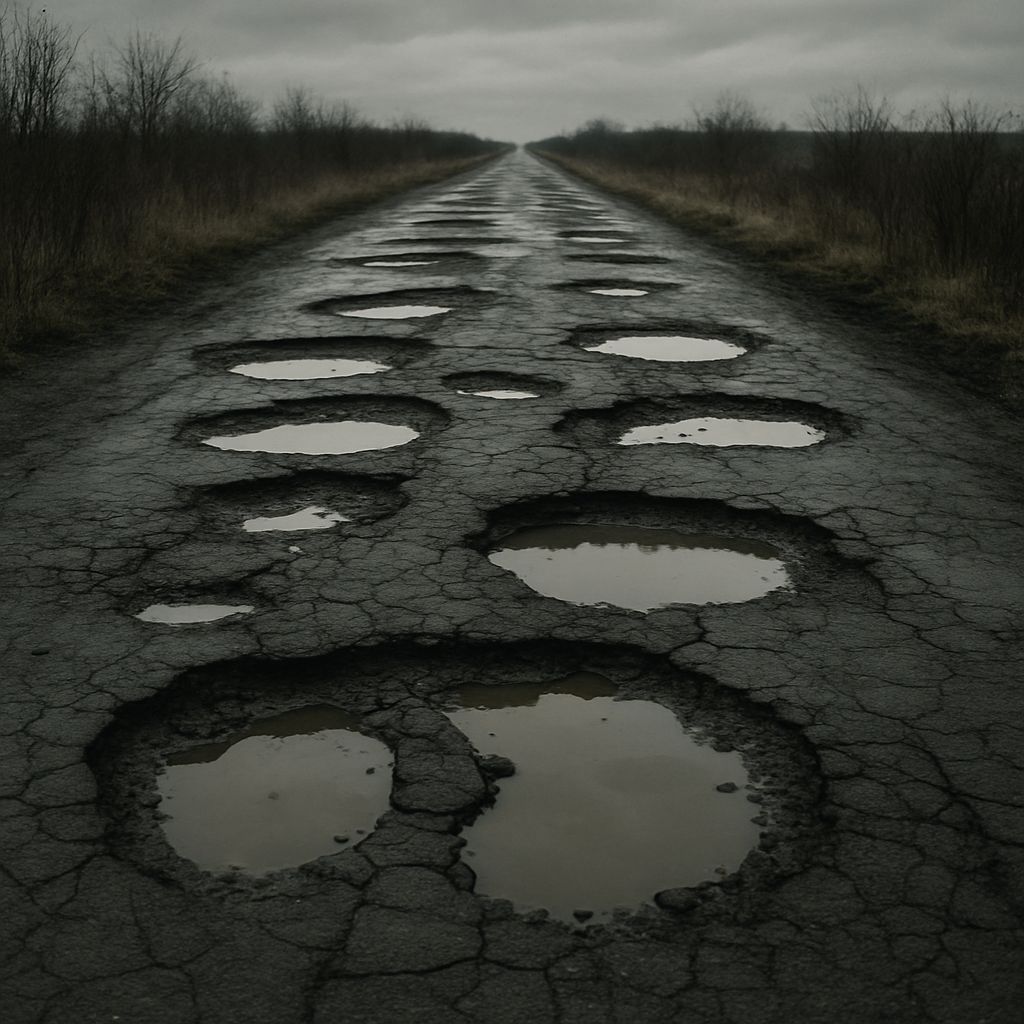 Potholes top the list of driver's moans - outranking holiday traffic!
