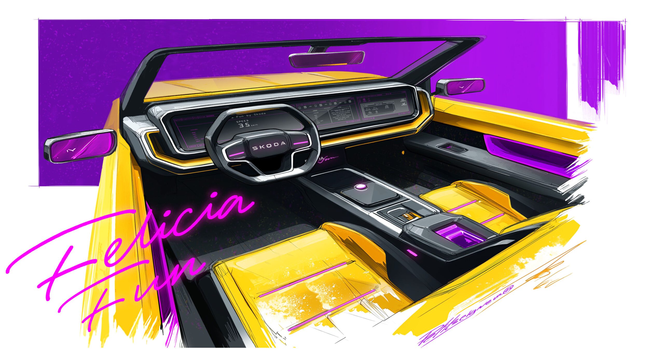 Party In The Front, Business In The Back - Škoda Reboots The Legendary Felicia Fun