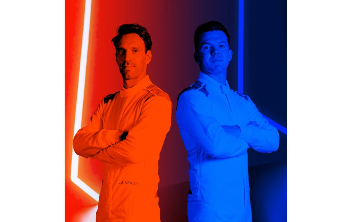 A photo of the two drivers who will race for Citroen in the 2026 season of Formula E.