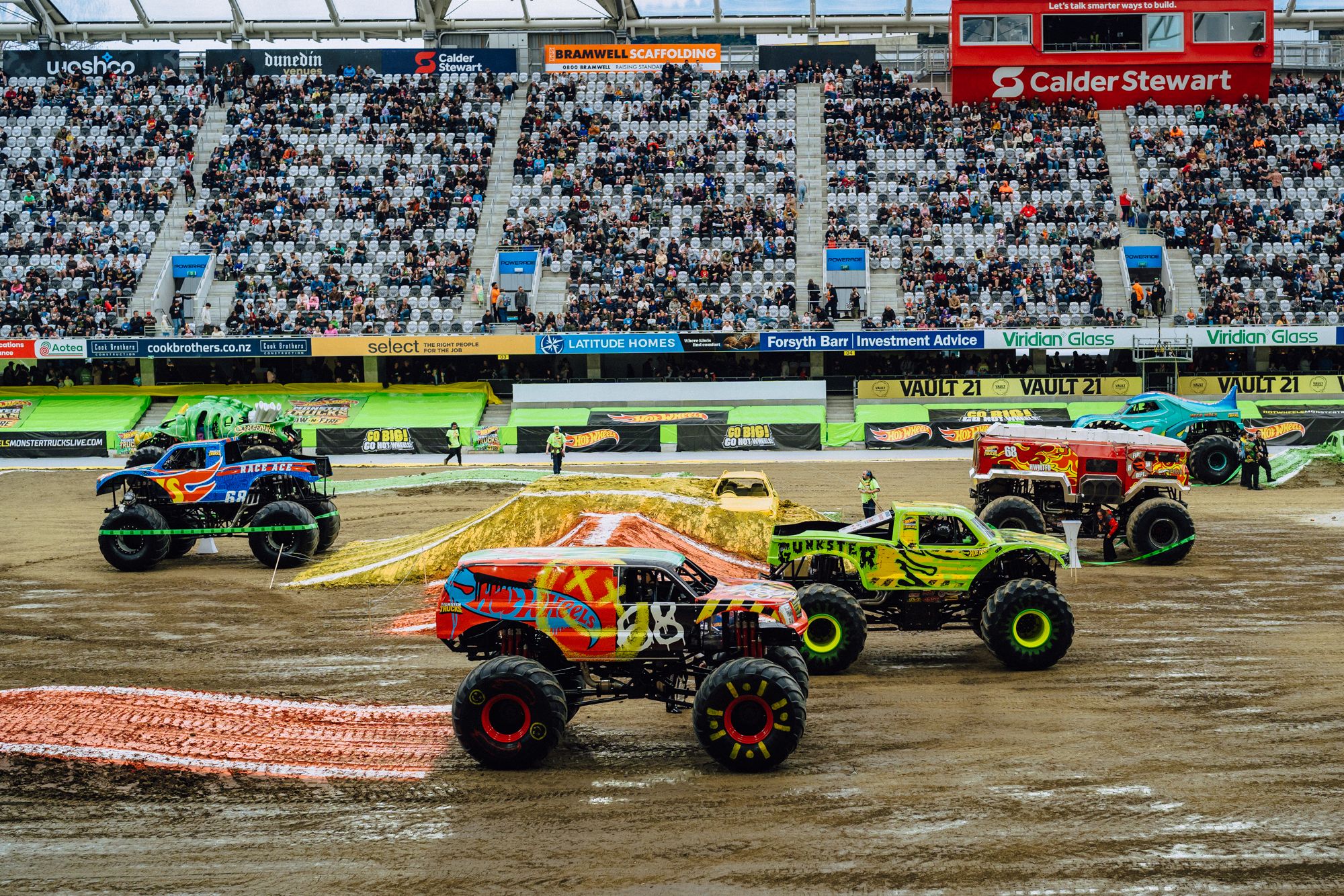 Hot Wheels Monster Trucks Live Roars Into NZ with Record-Breaking Debut