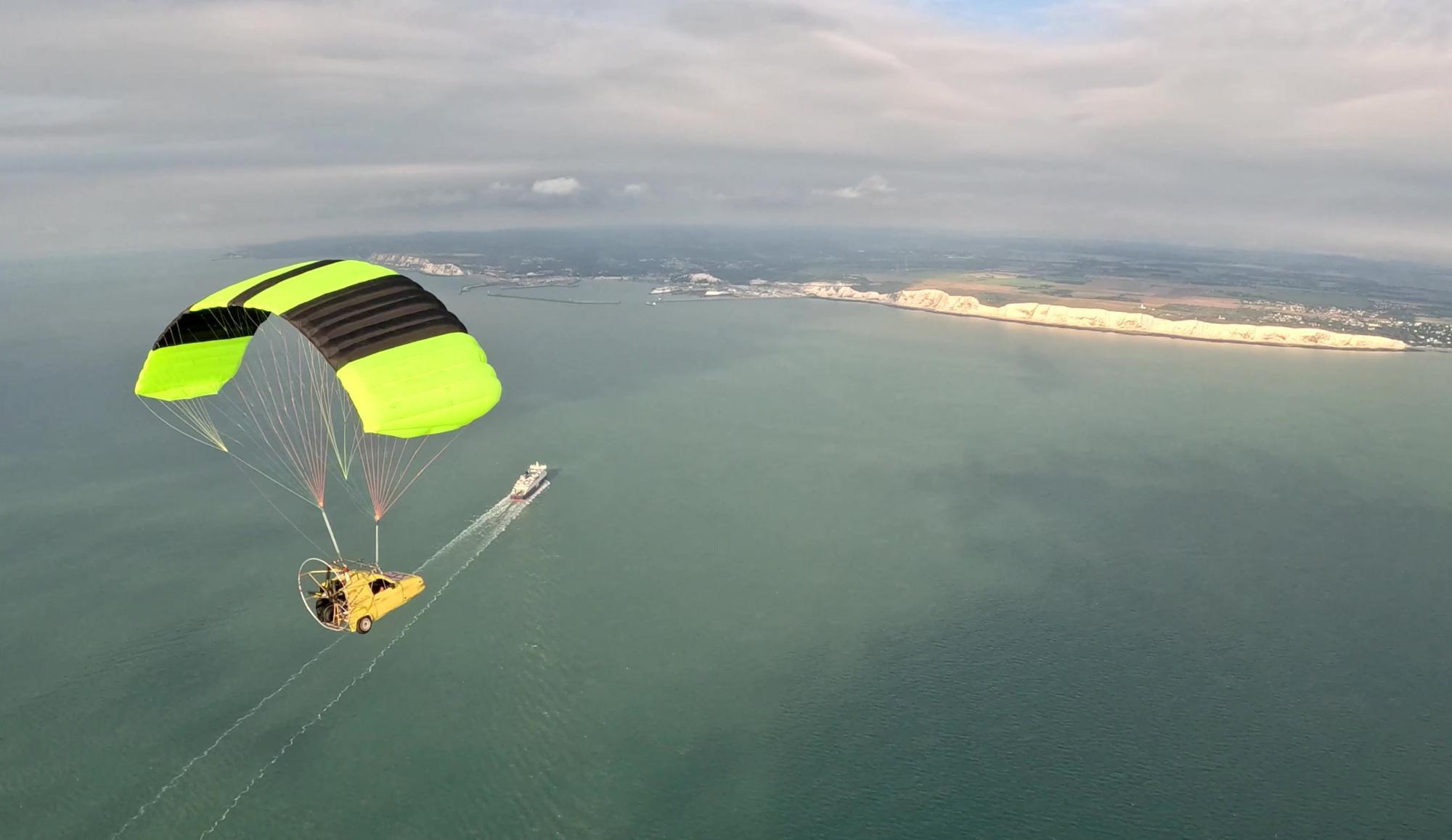 You Plonker! Del Boy’s Reliant Robin Soars Across the Channel for Charity