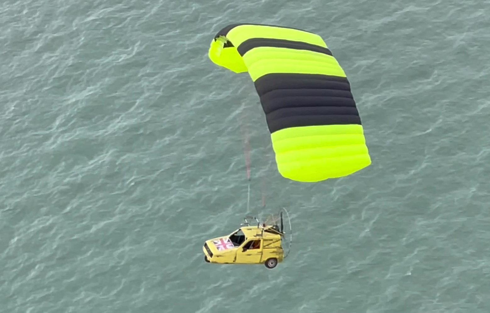 You Plonker! Del Boy’s Reliant Robin Soars Across the Channel for Charity