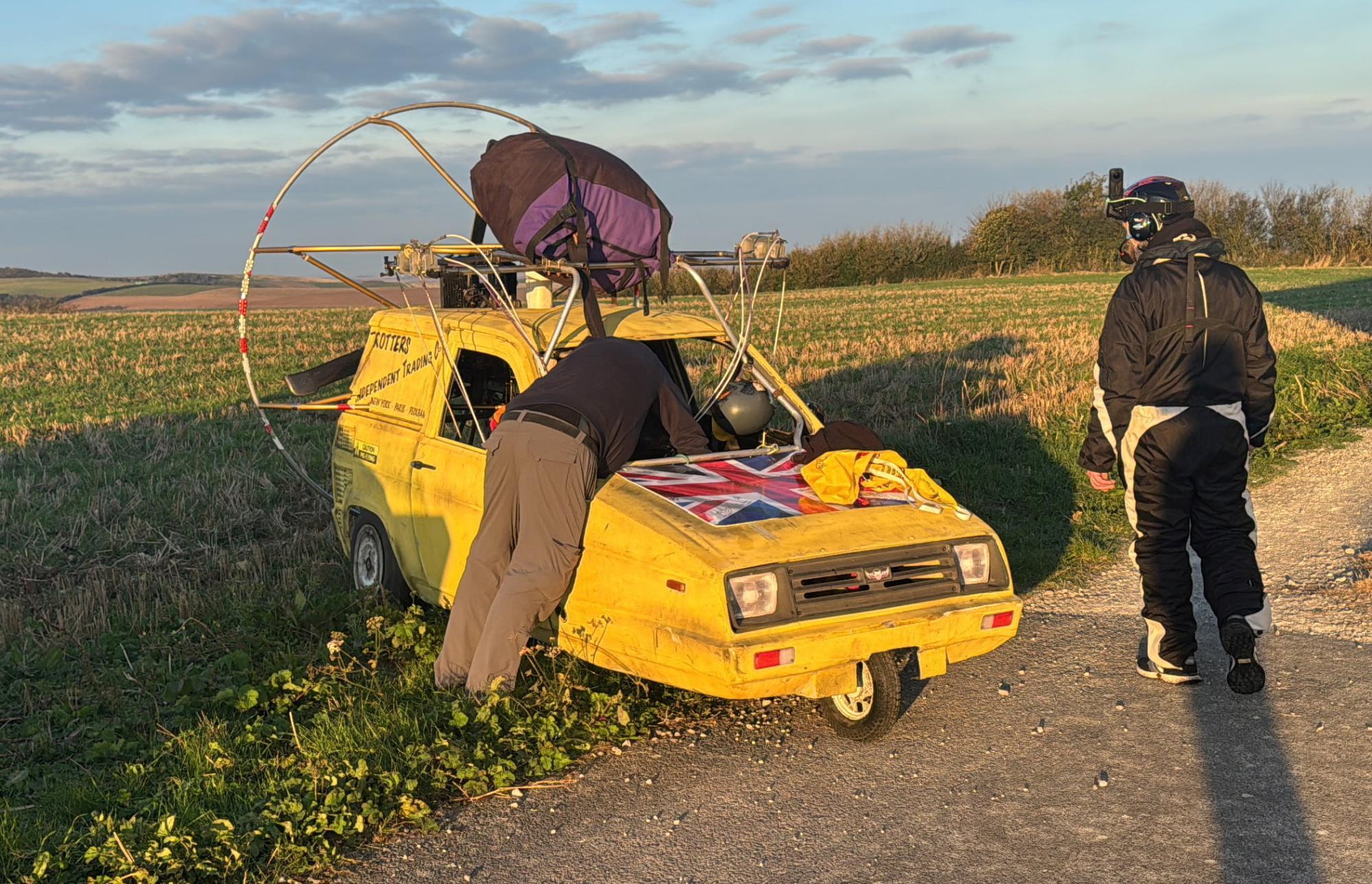 You Plonker! Del Boy’s Reliant Robin Soars Across the Channel for Charity
