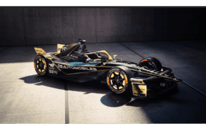 A photo of the new DS E Tense FE 25 for Season 12 of Formula E.